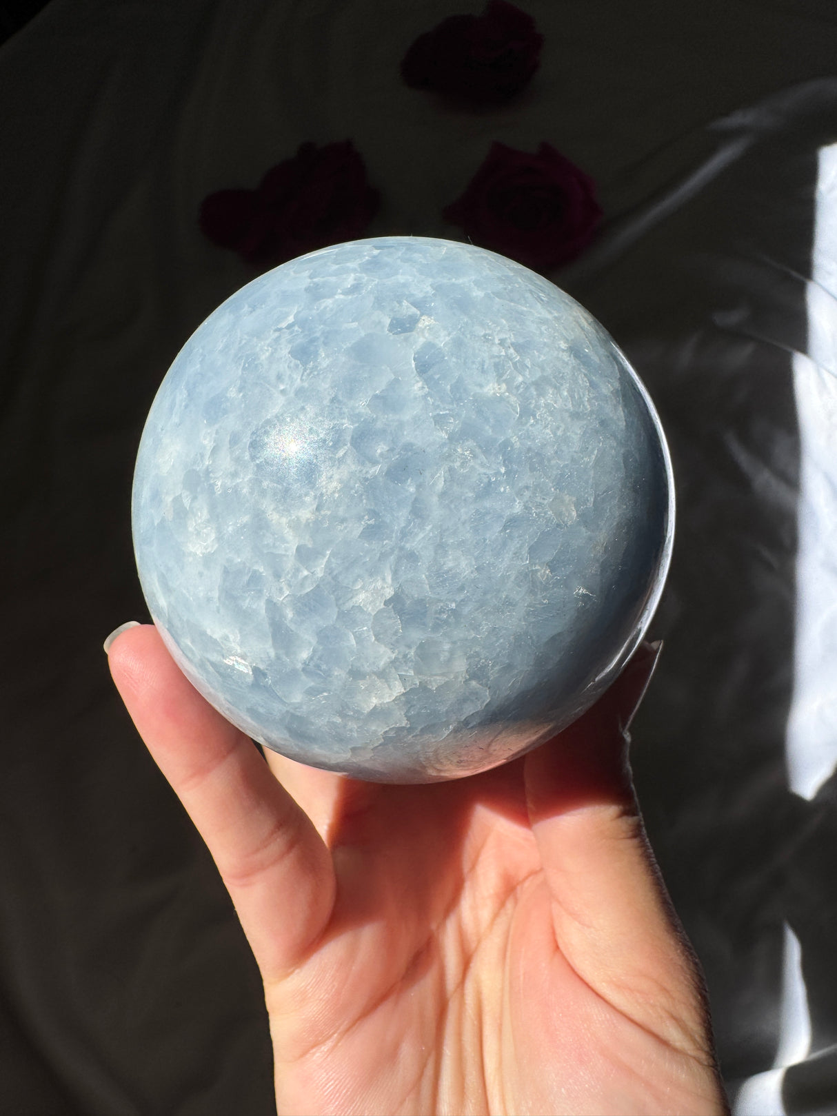 Blue Calcite Sphere