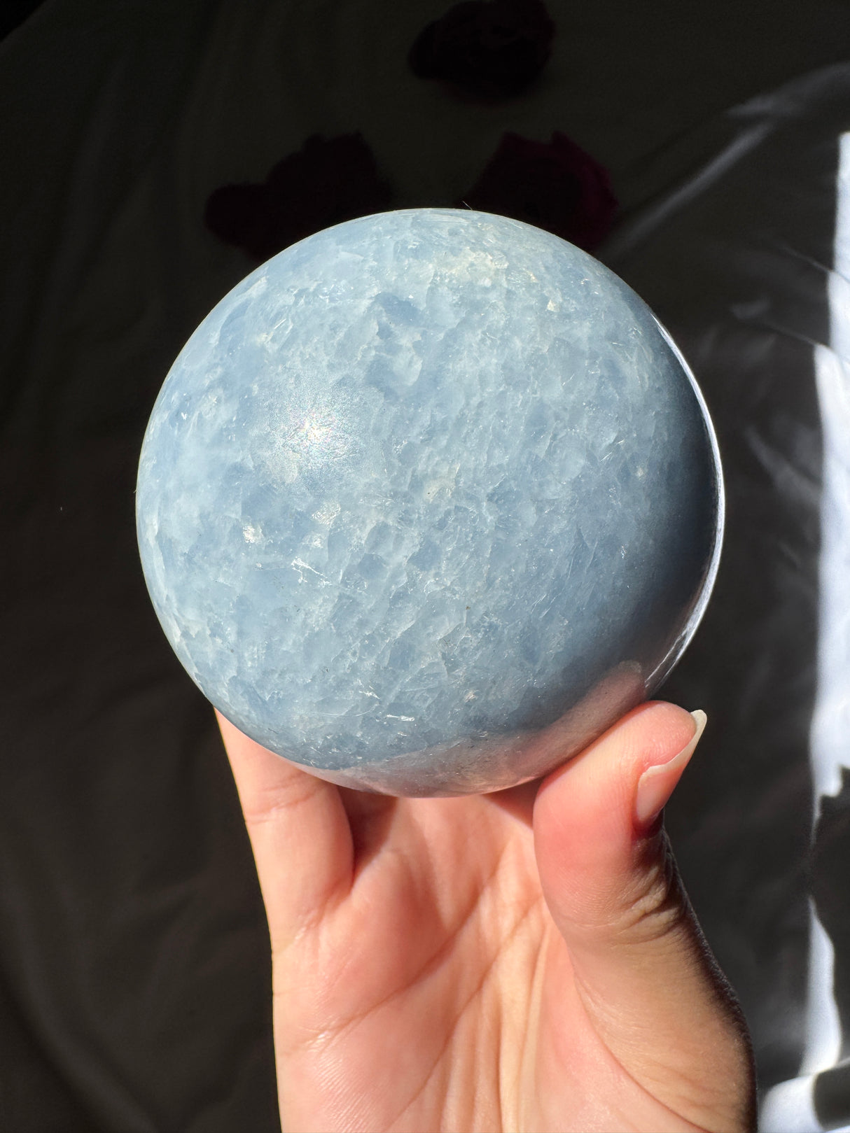 Blue Calcite Sphere