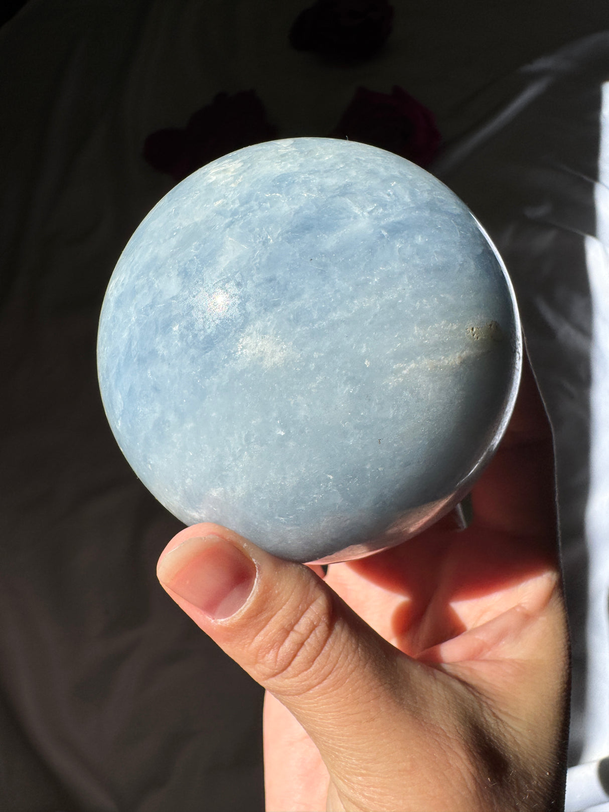 Blue Calcite Sphere