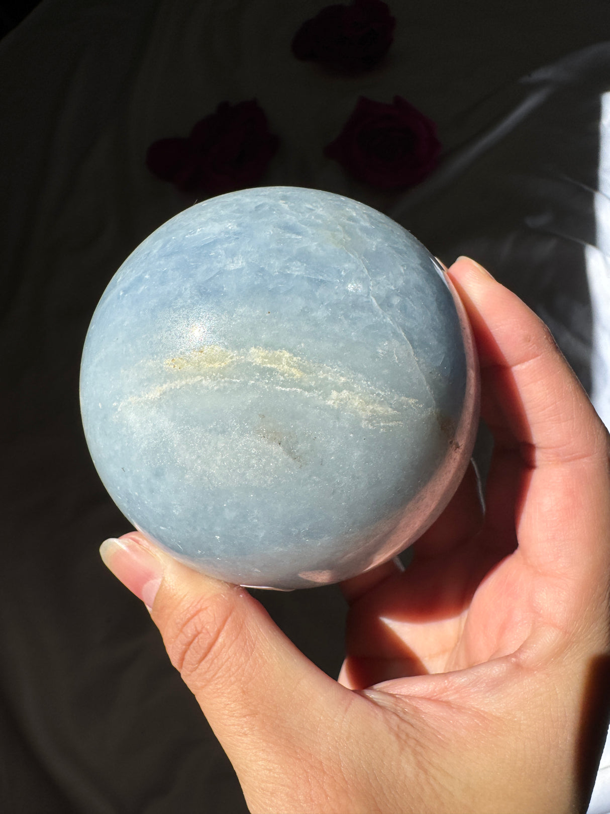 Blue Calcite Sphere