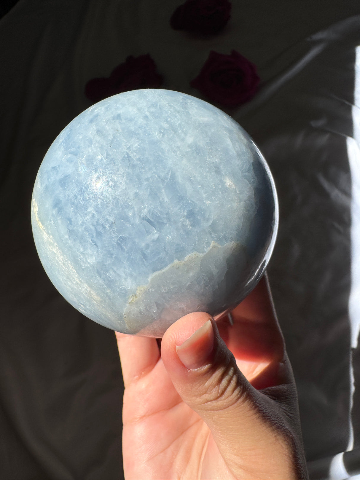 Blue Calcite Sphere