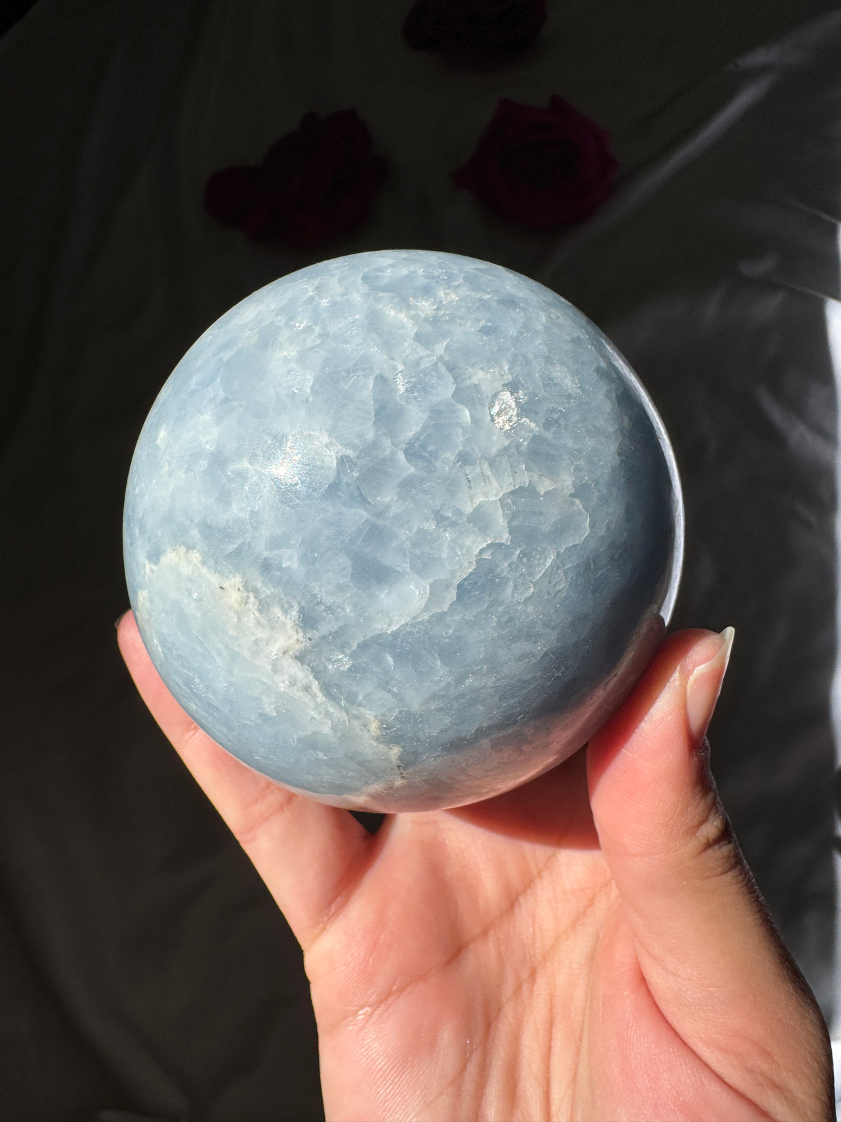 Blue Calcite Sphere