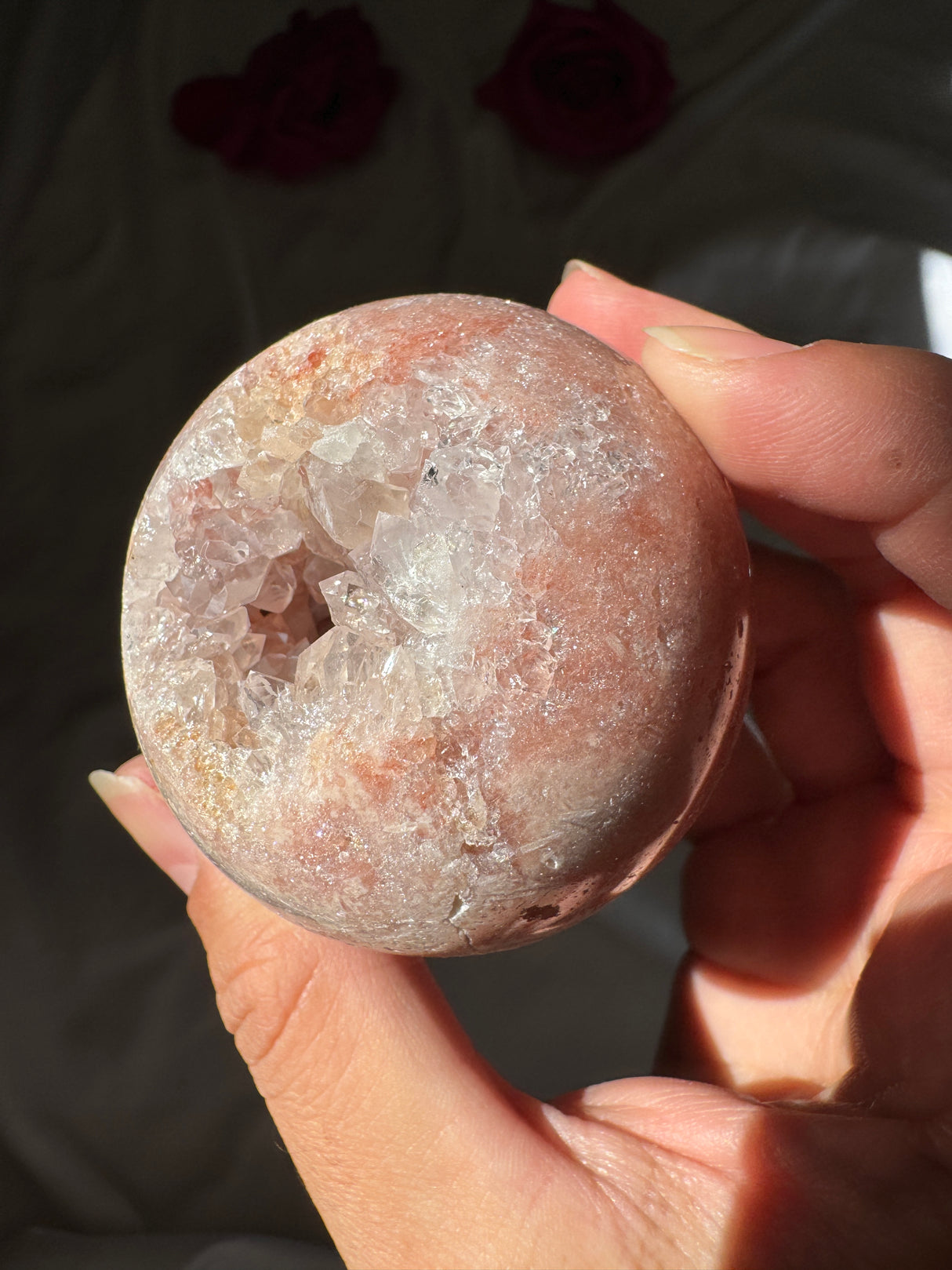 Pink Amethyst Sphere