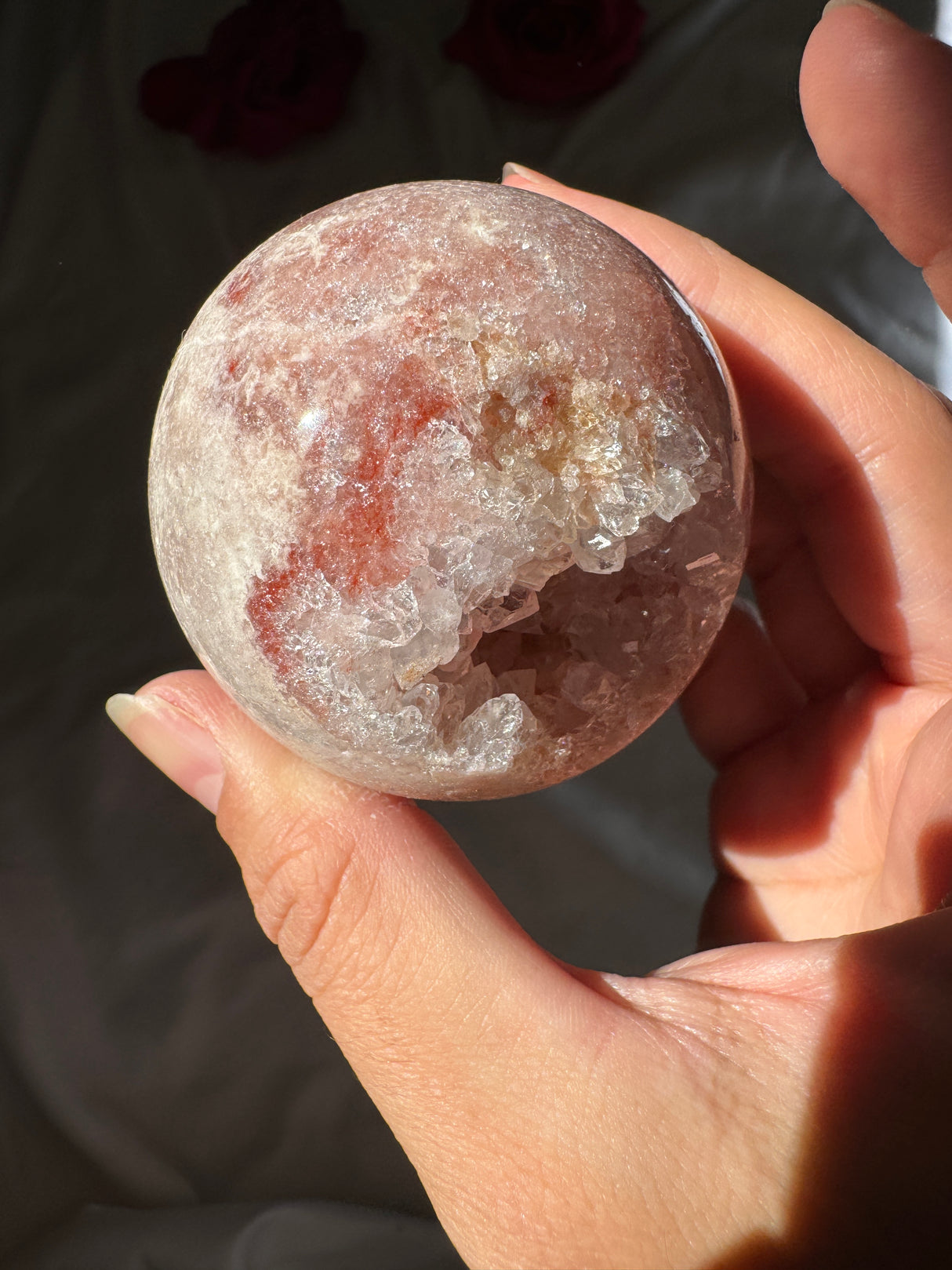 Pink Amethyst Sphere