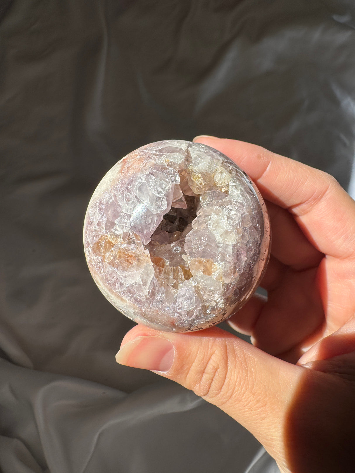 Pink Amethyst Sphere