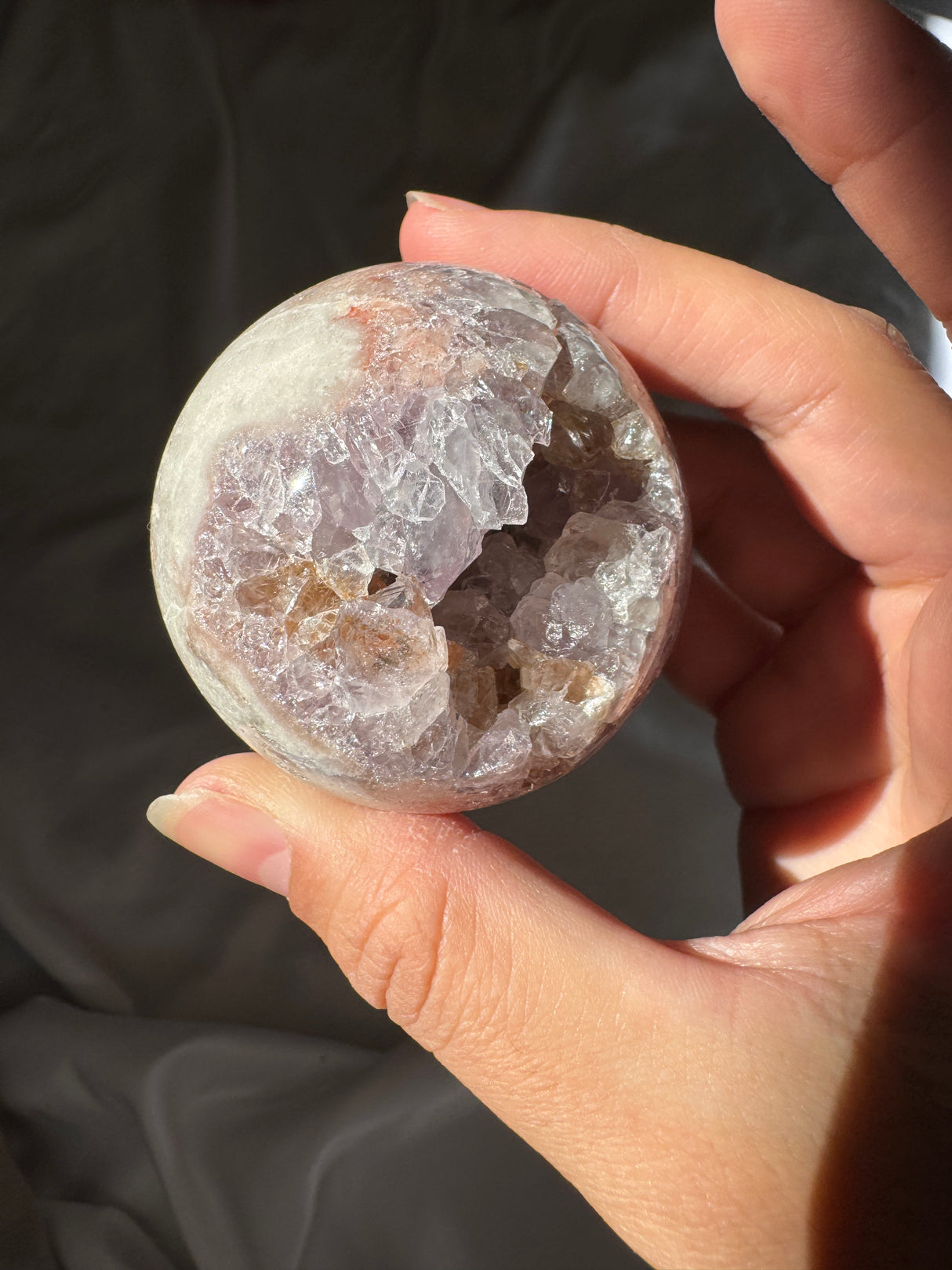 Pink Amethyst Sphere
