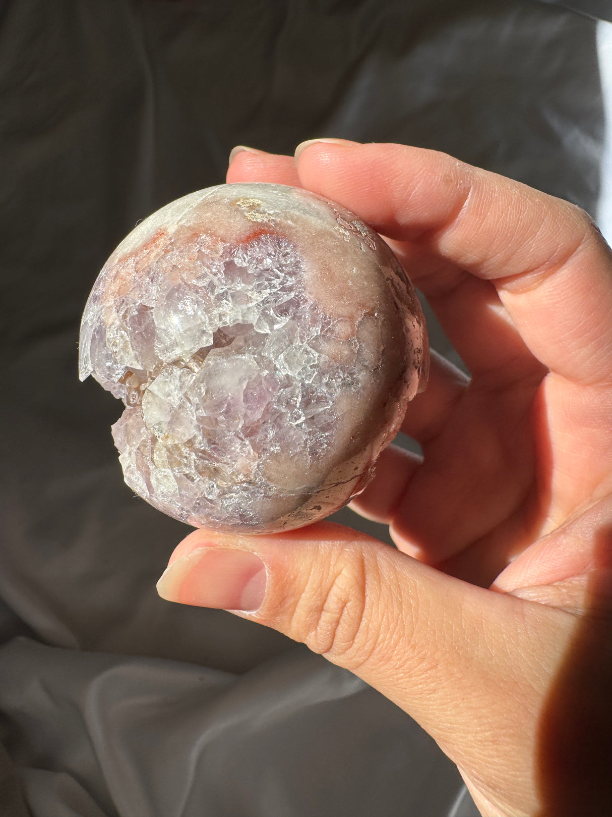 Pink Amethyst Sphere