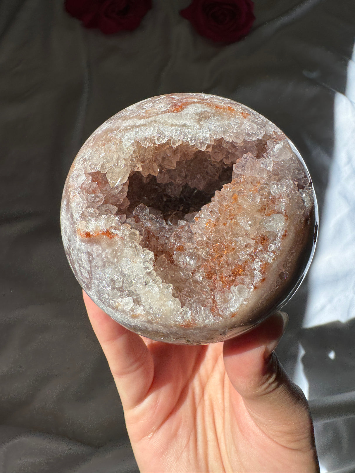 Pink Amethyst Sphere