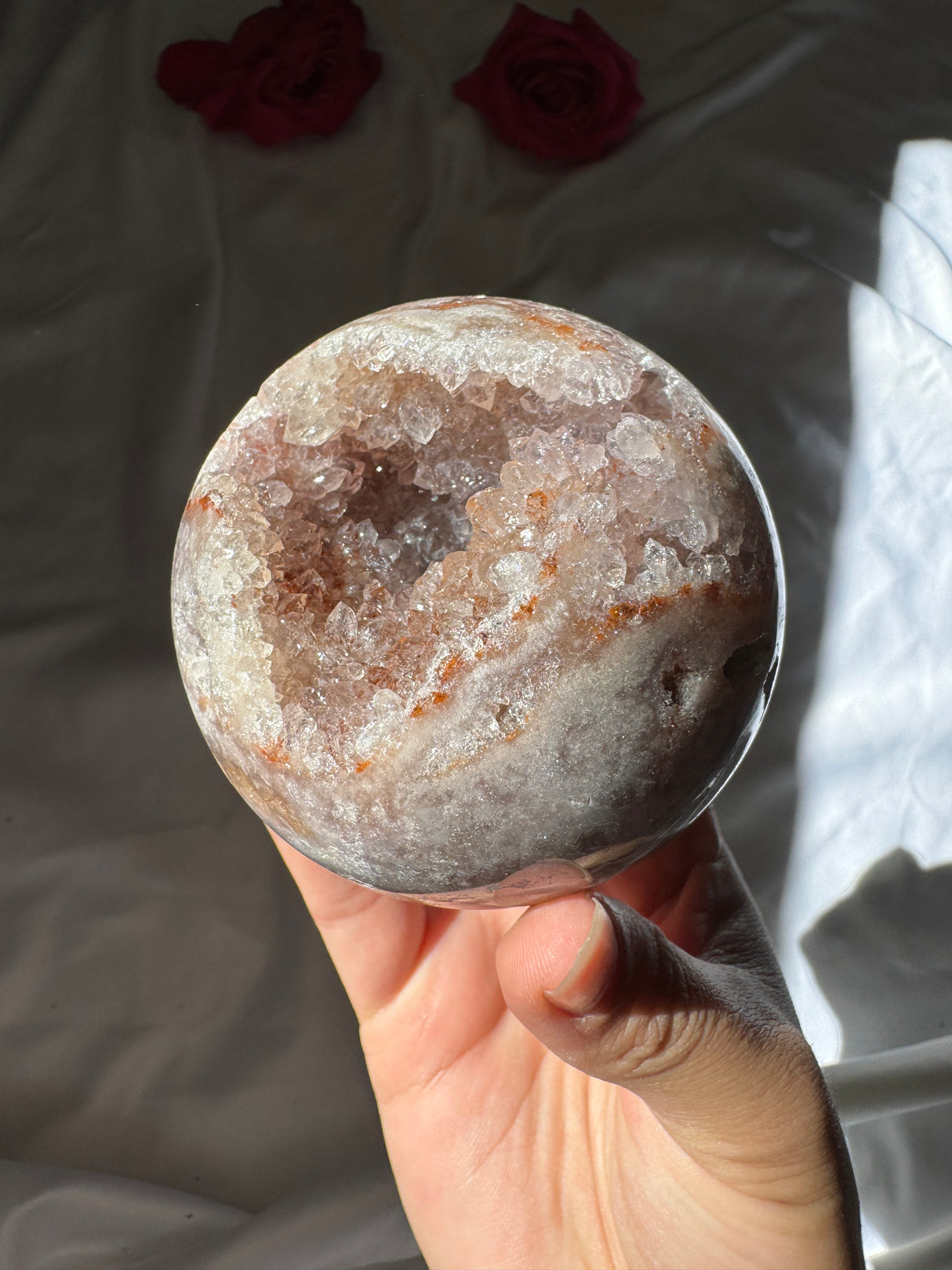 Pink Amethyst Sphere