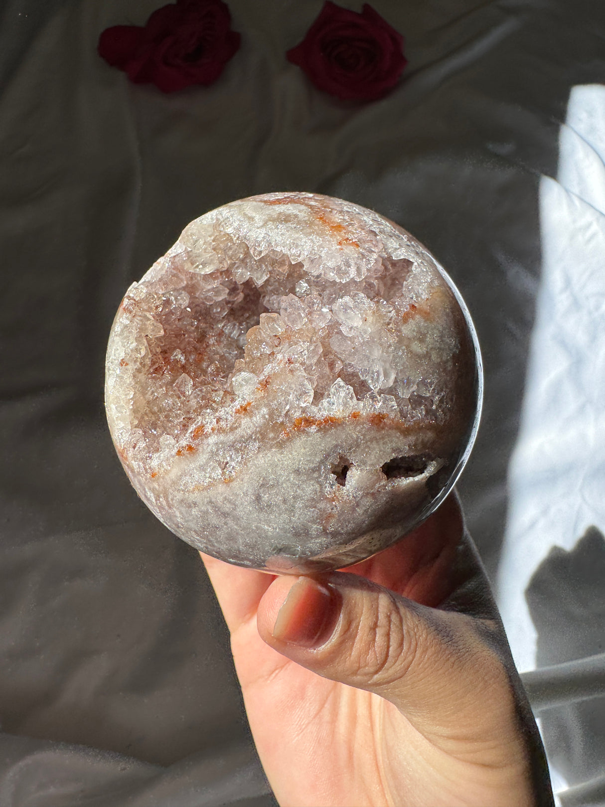 Pink Amethyst Sphere