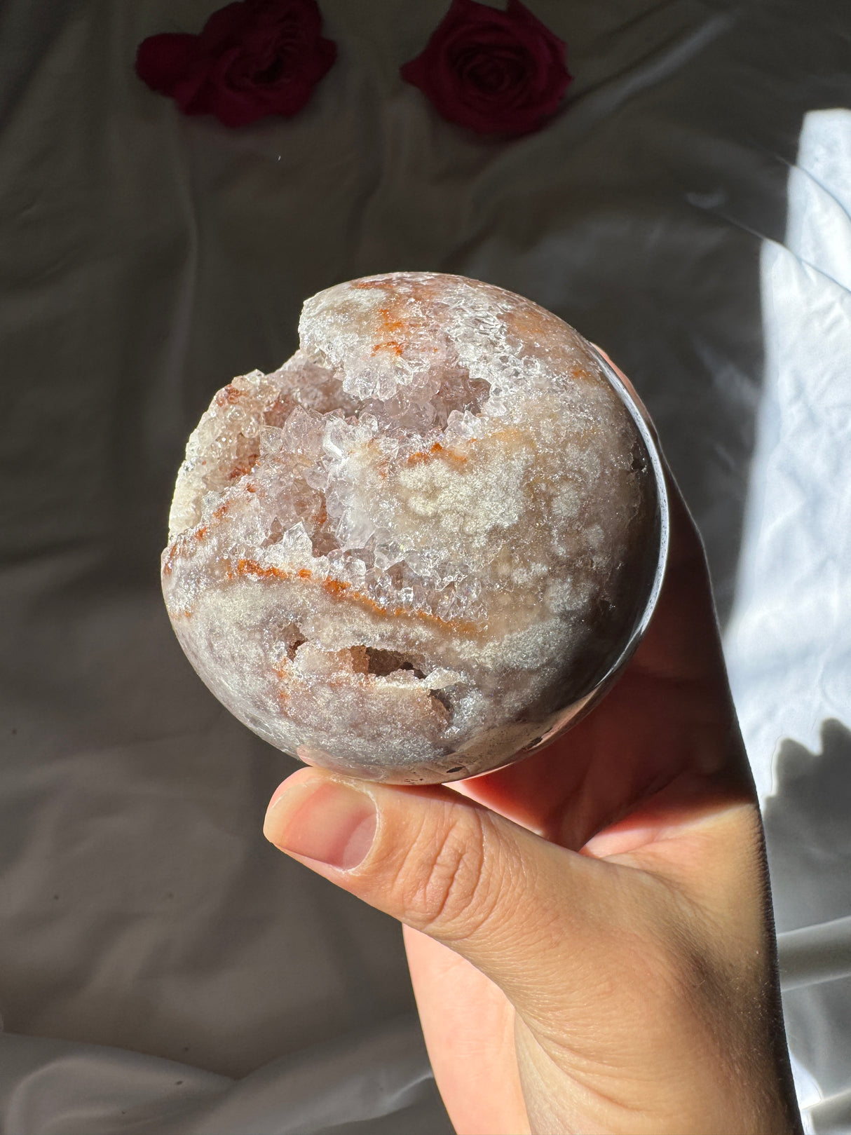 Pink Amethyst Sphere