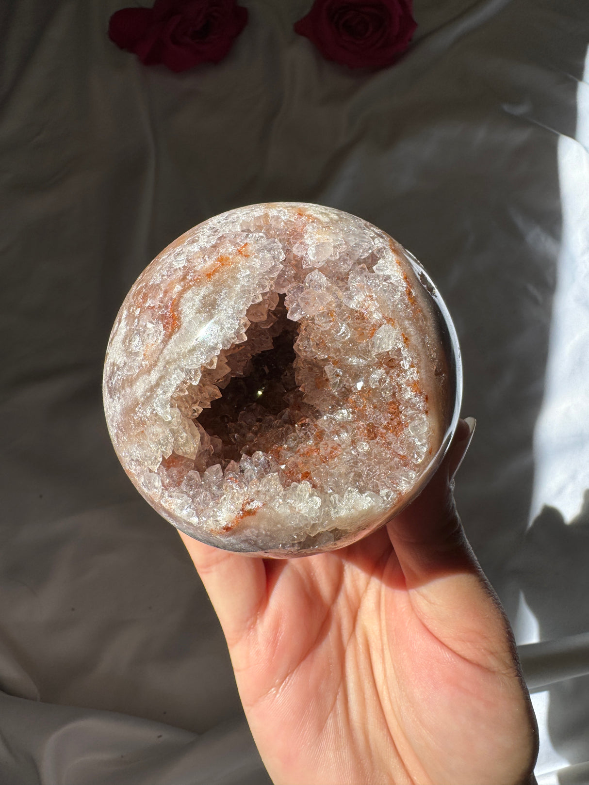 Pink Amethyst Sphere