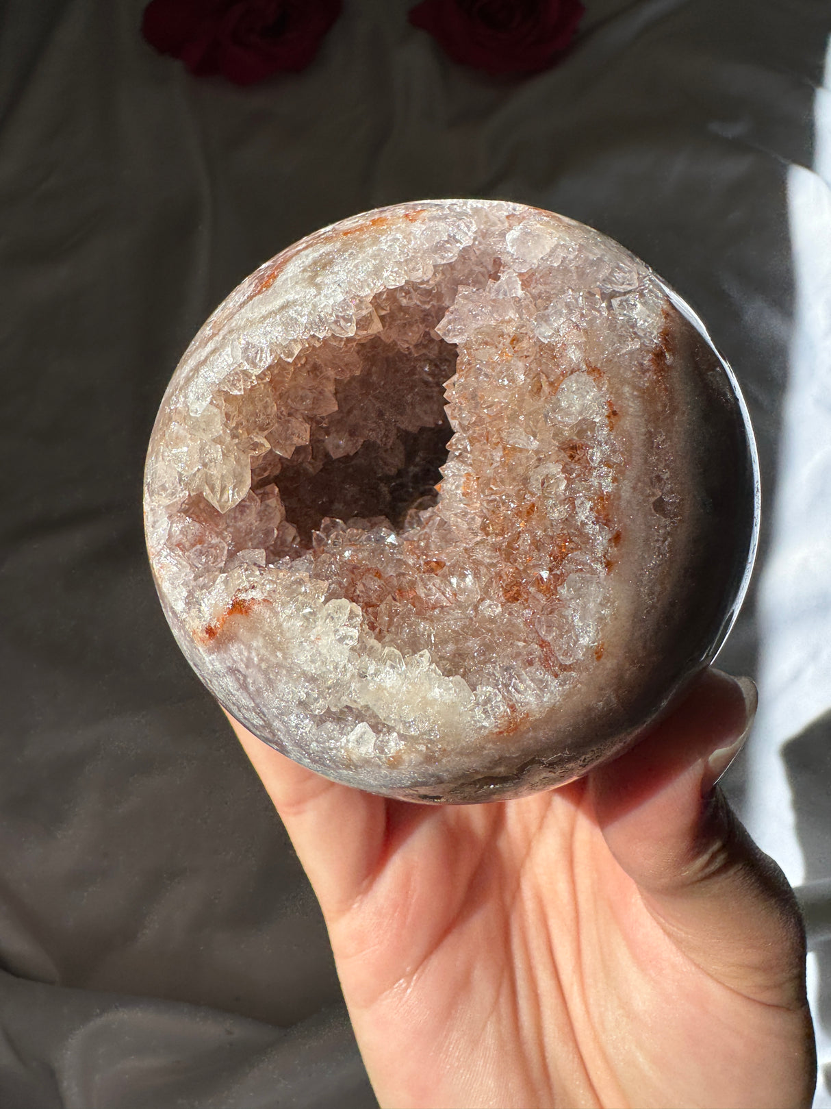 Pink Amethyst Sphere