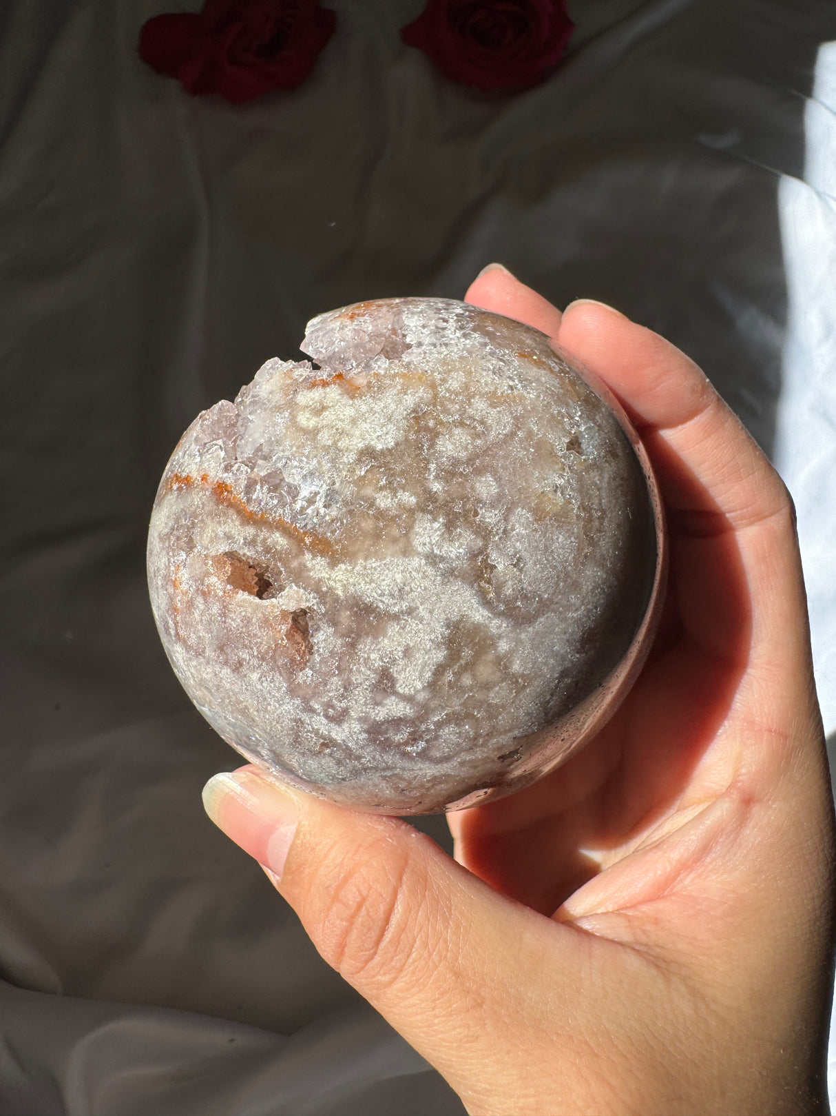 Pink Amethyst Sphere