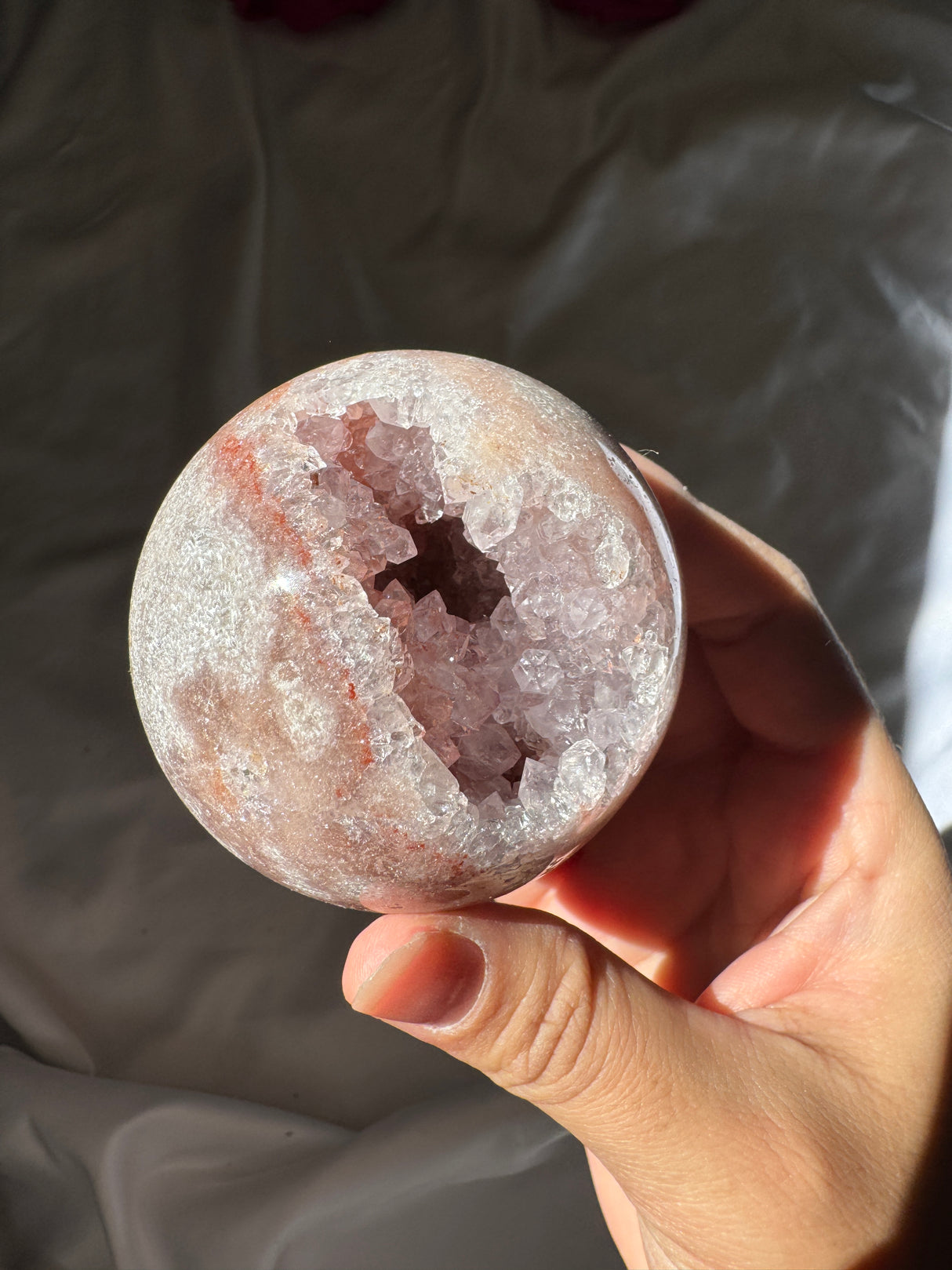 Pink Amethyst Sphere