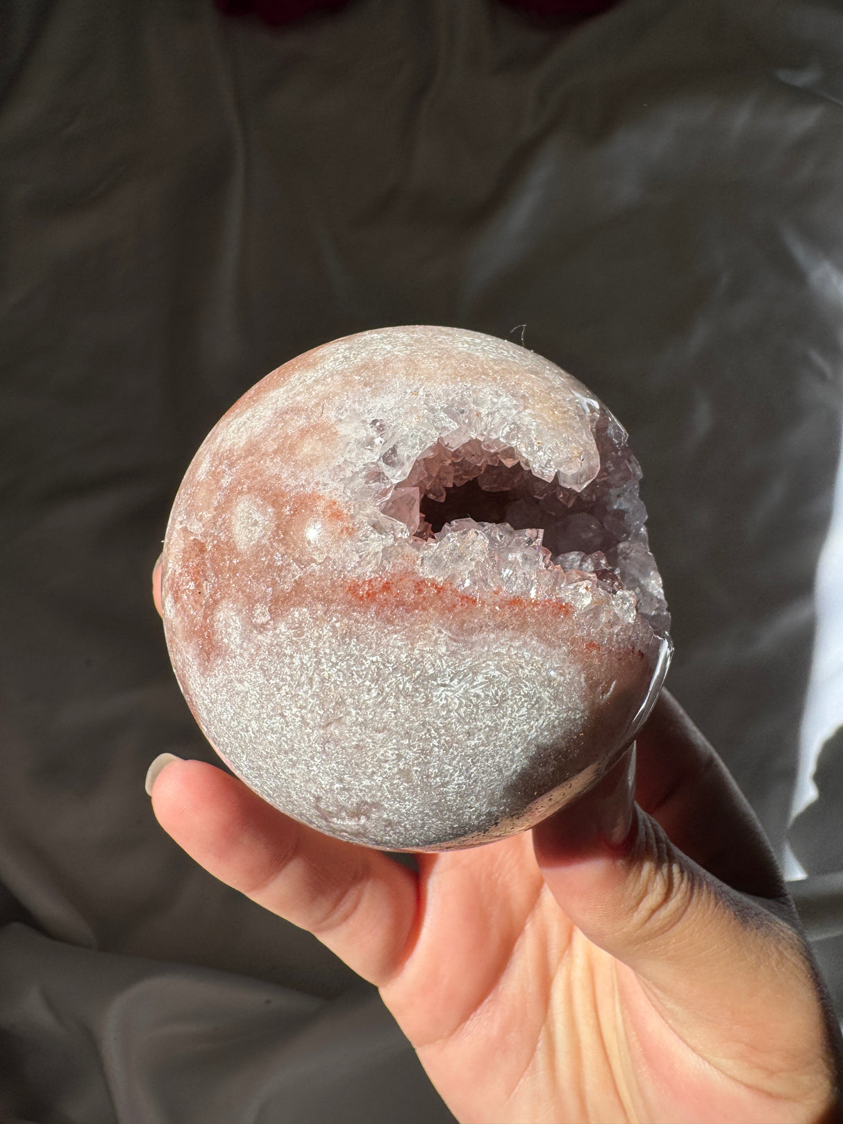 Pink Amethyst Sphere