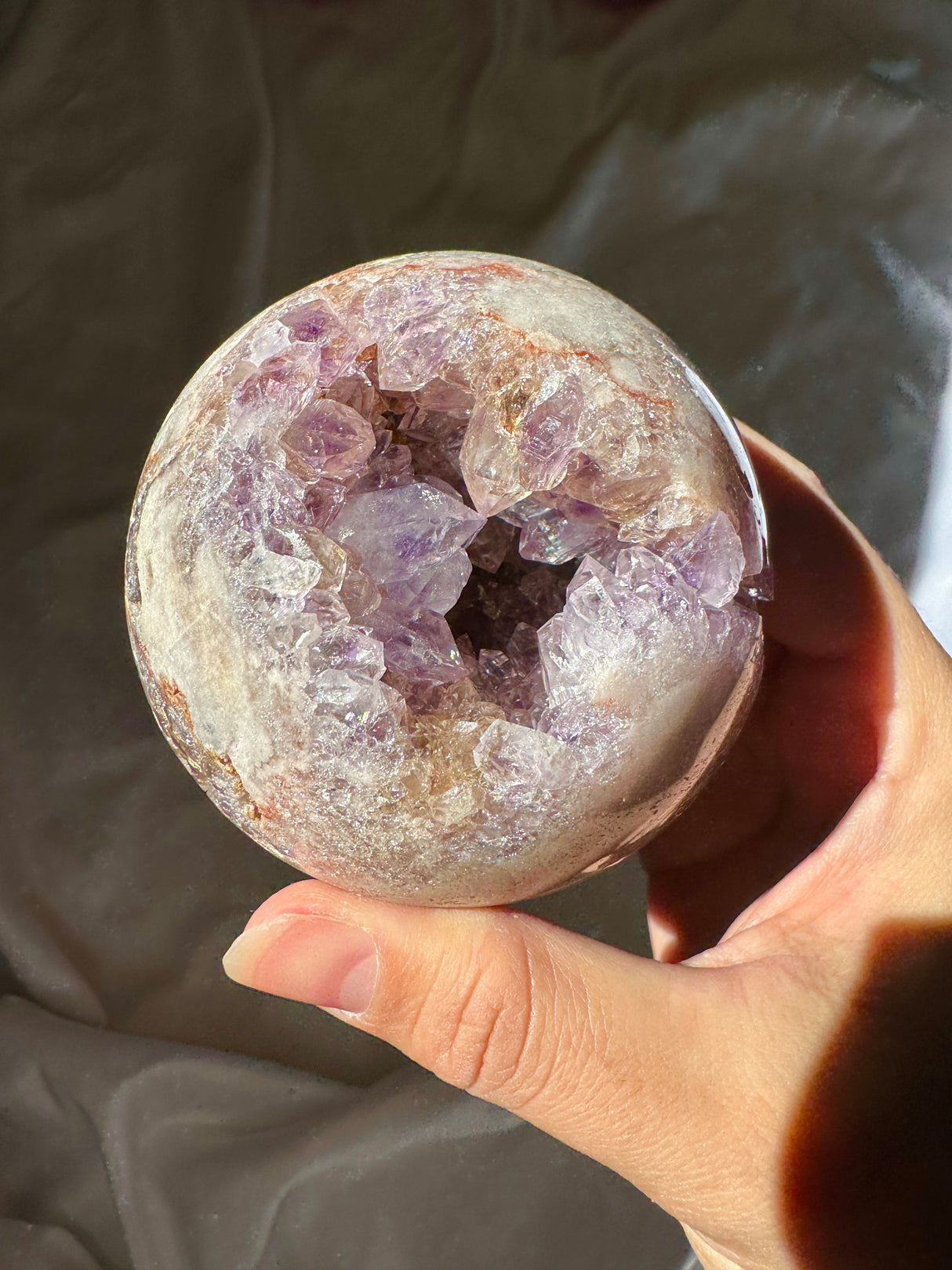 Pink Amethyst Sphere