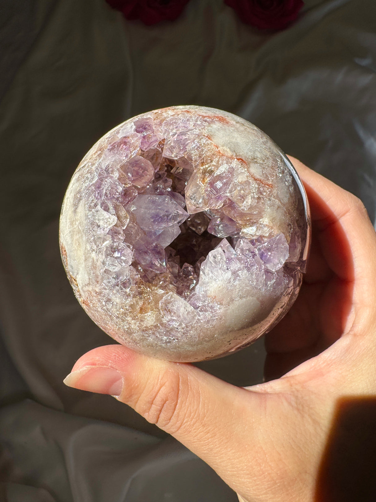 Pink Amethyst Sphere