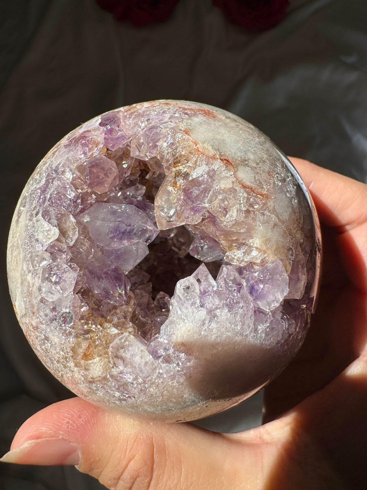 Pink Amethyst Sphere