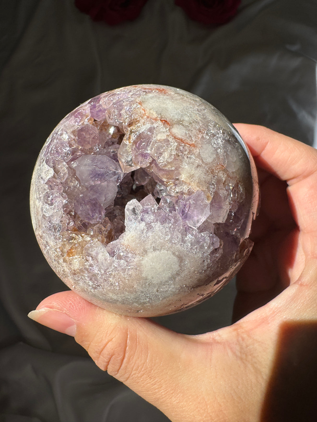 Pink Amethyst Sphere