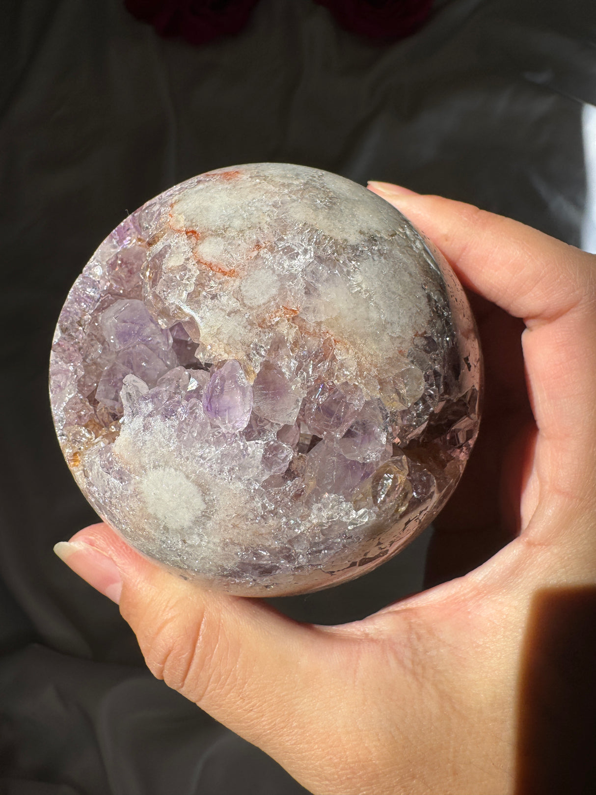 Pink Amethyst Sphere