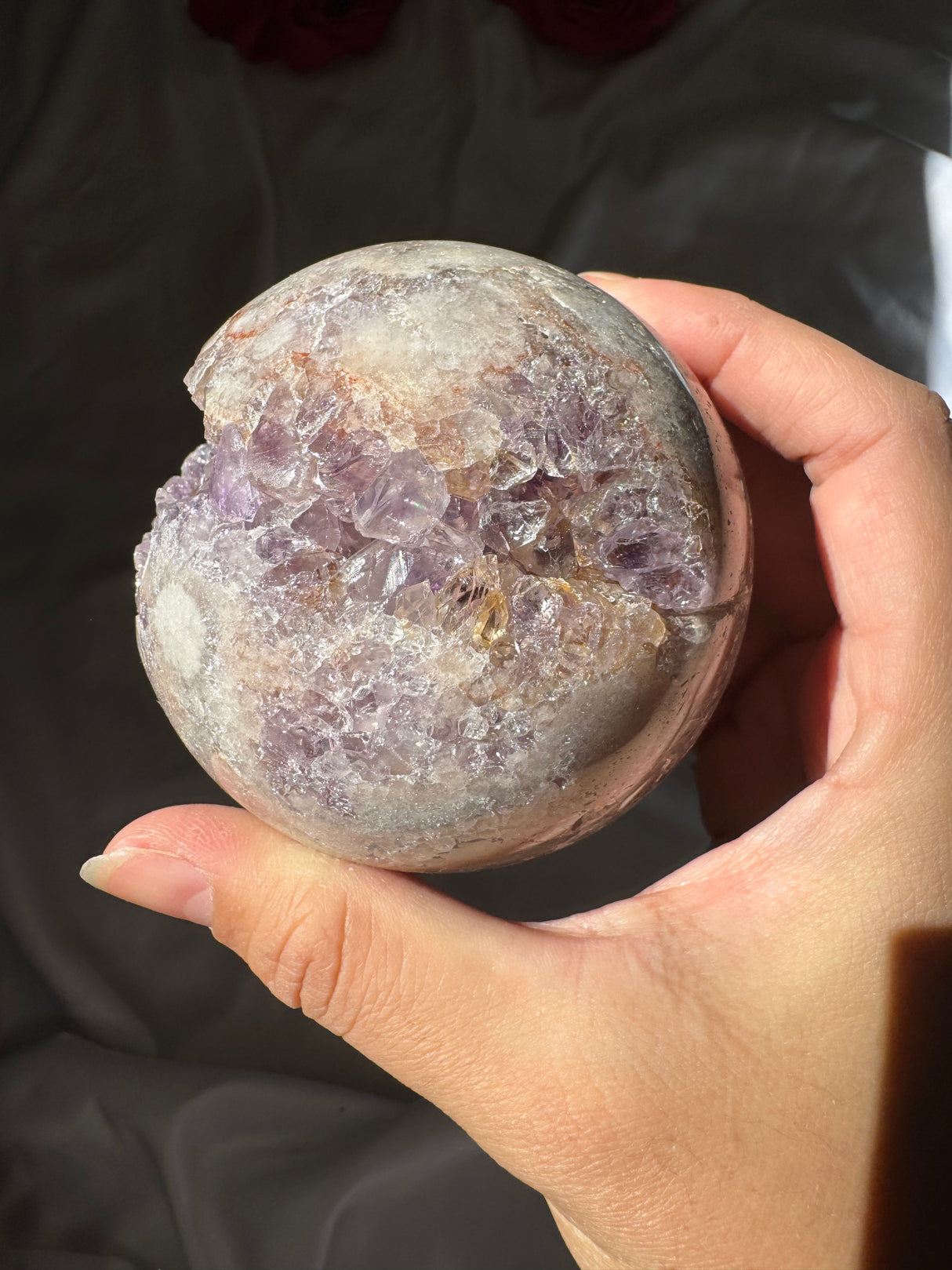 Pink Amethyst Sphere