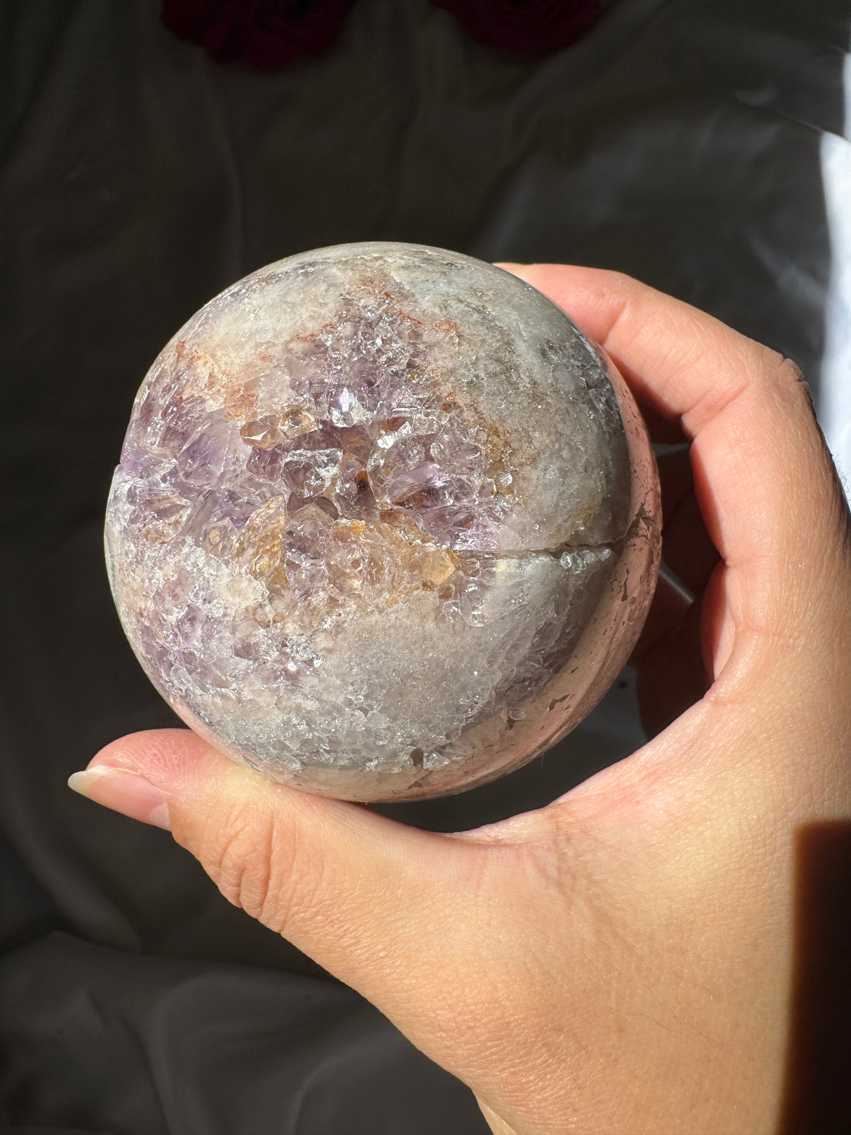 Pink Amethyst Sphere