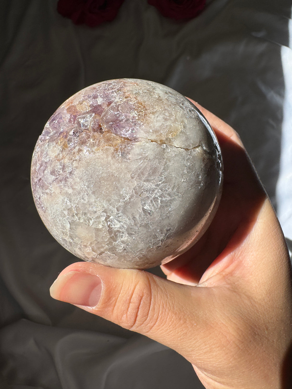 Pink Amethyst Sphere