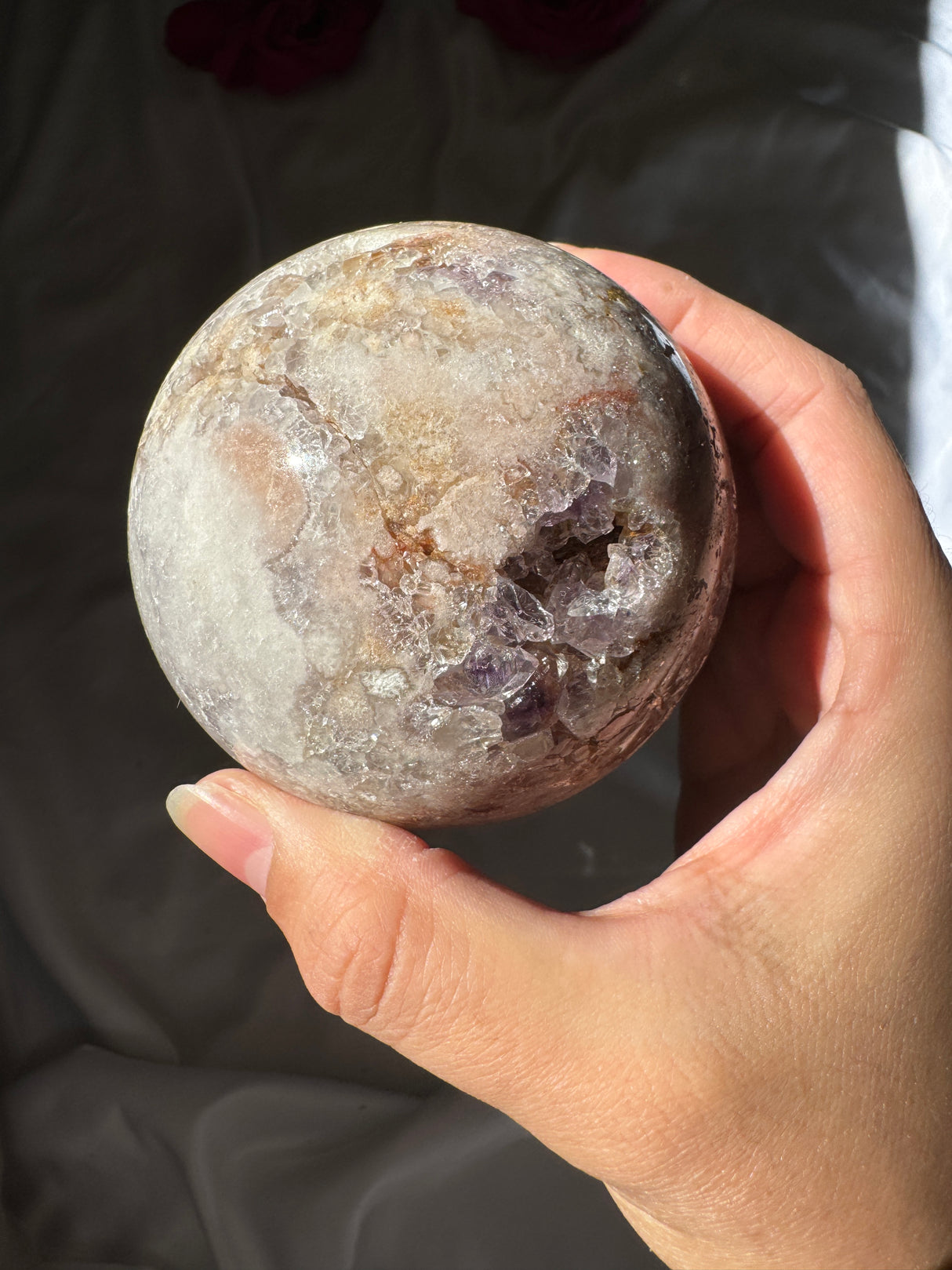 Pink Amethyst Sphere