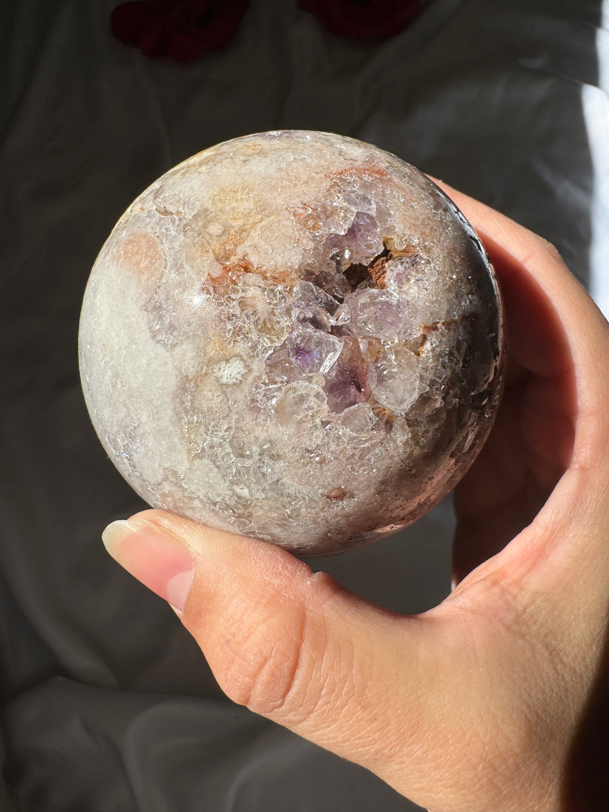 Pink Amethyst Sphere