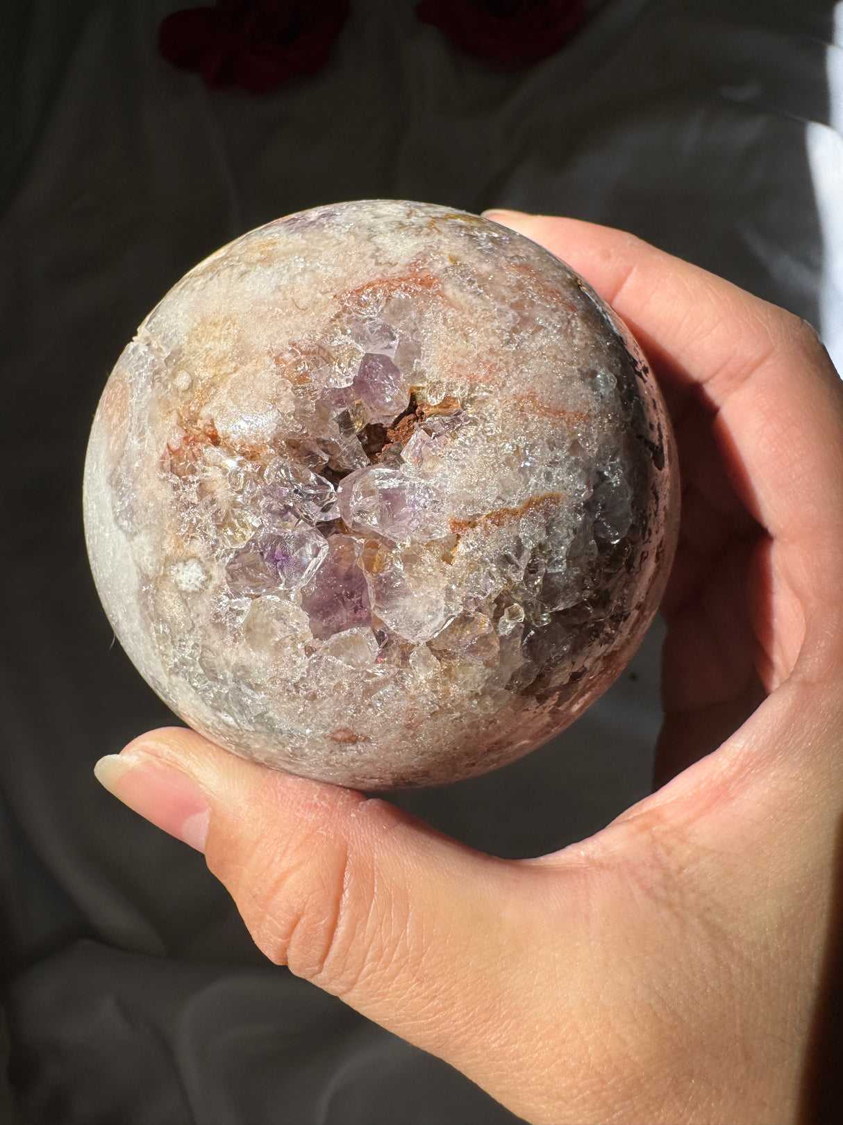 Pink Amethyst Sphere