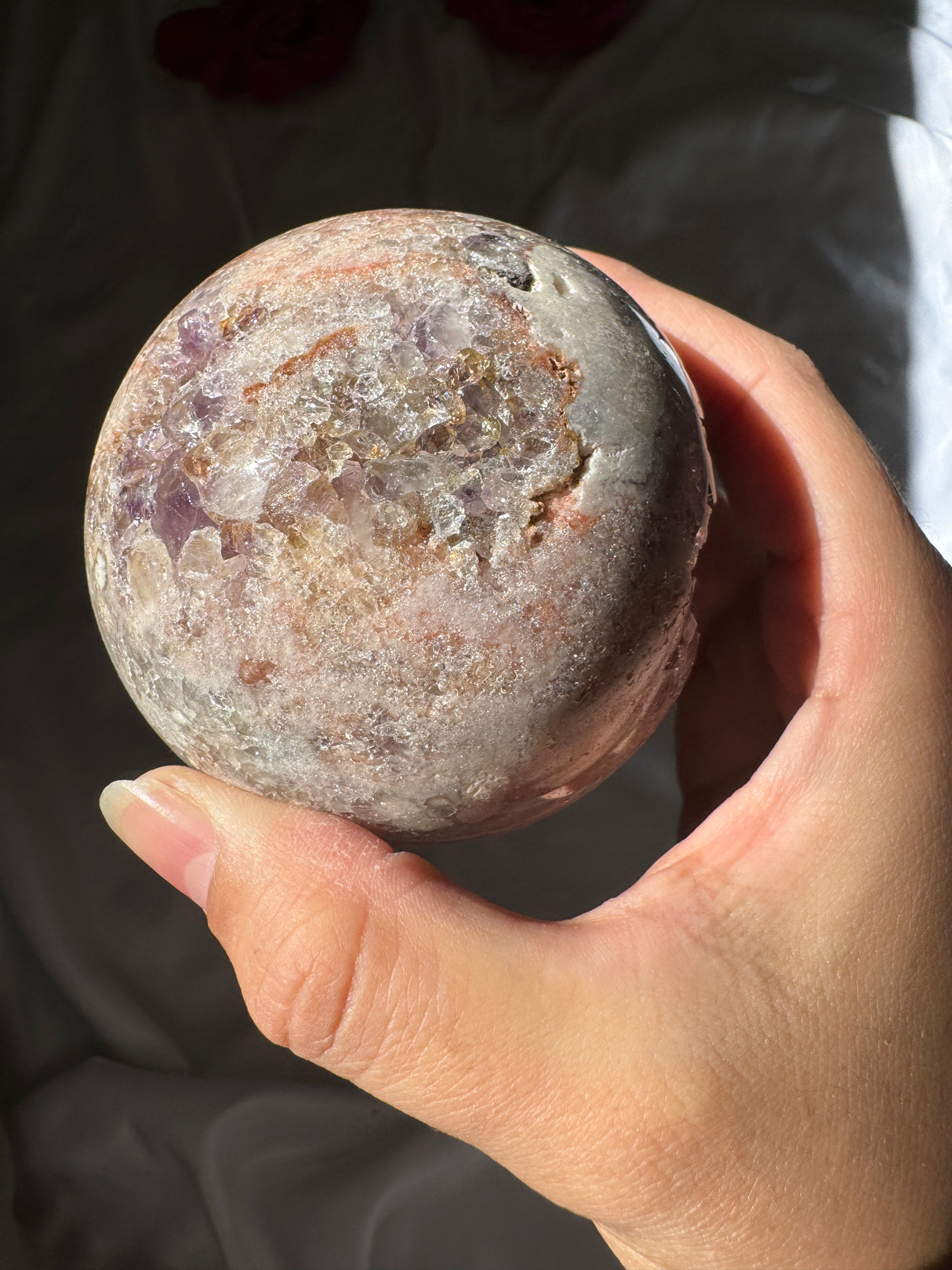 Pink Amethyst Sphere