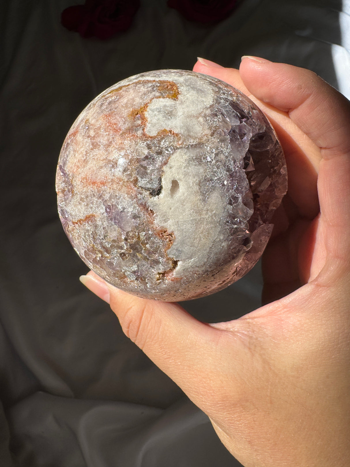 Pink Amethyst Sphere