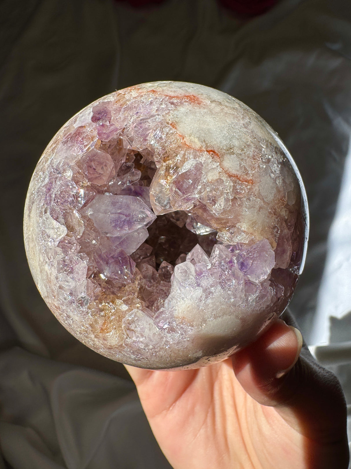 Pink Amethyst Sphere