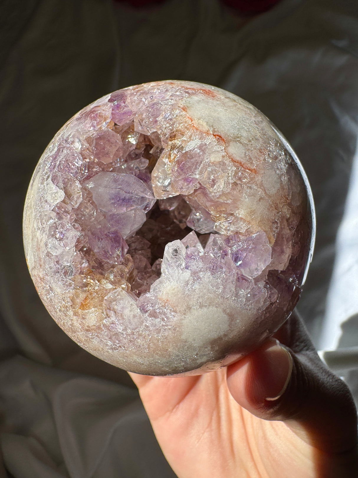 Pink Amethyst Sphere