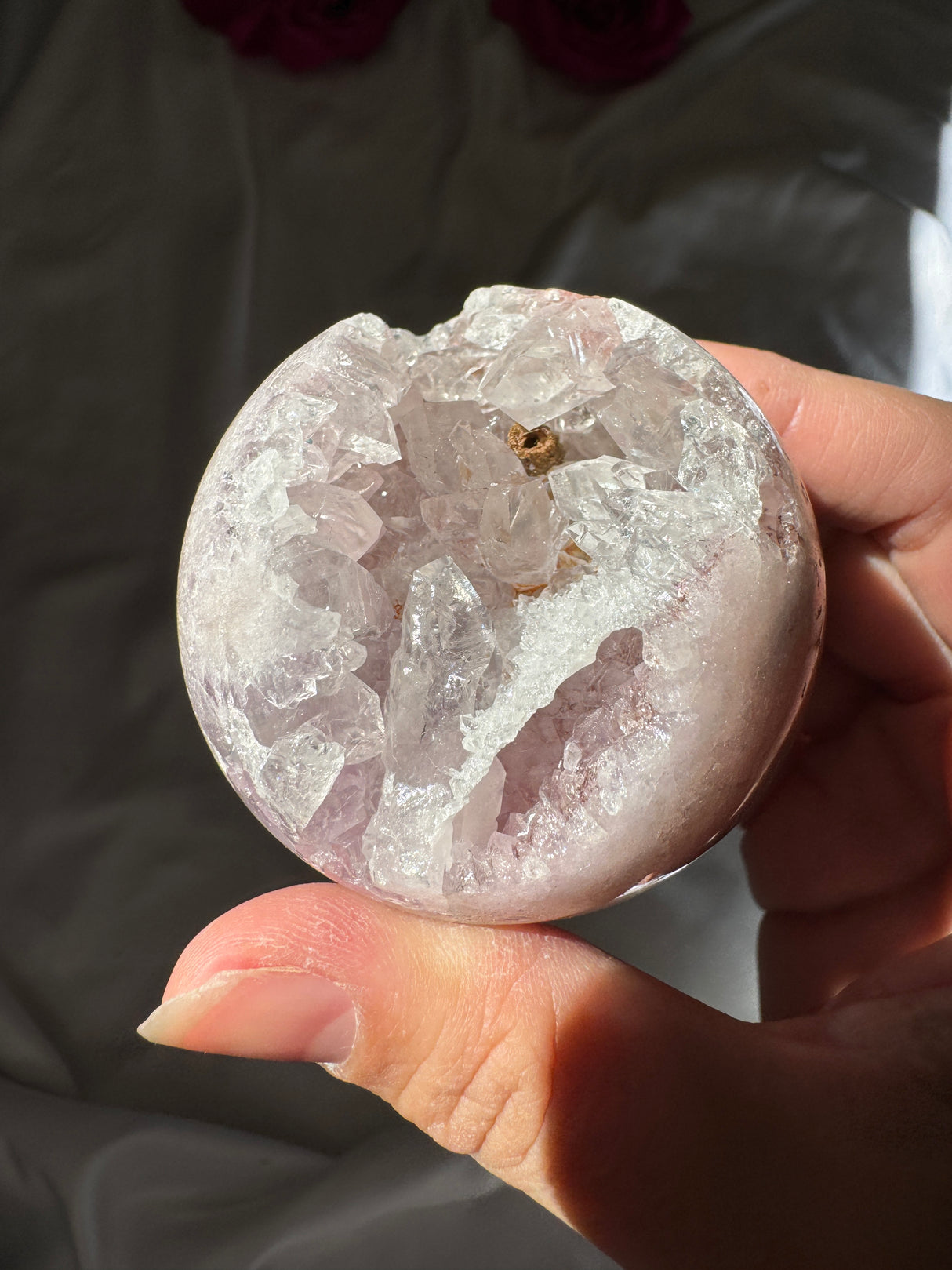 Pink Amethyst Sphere