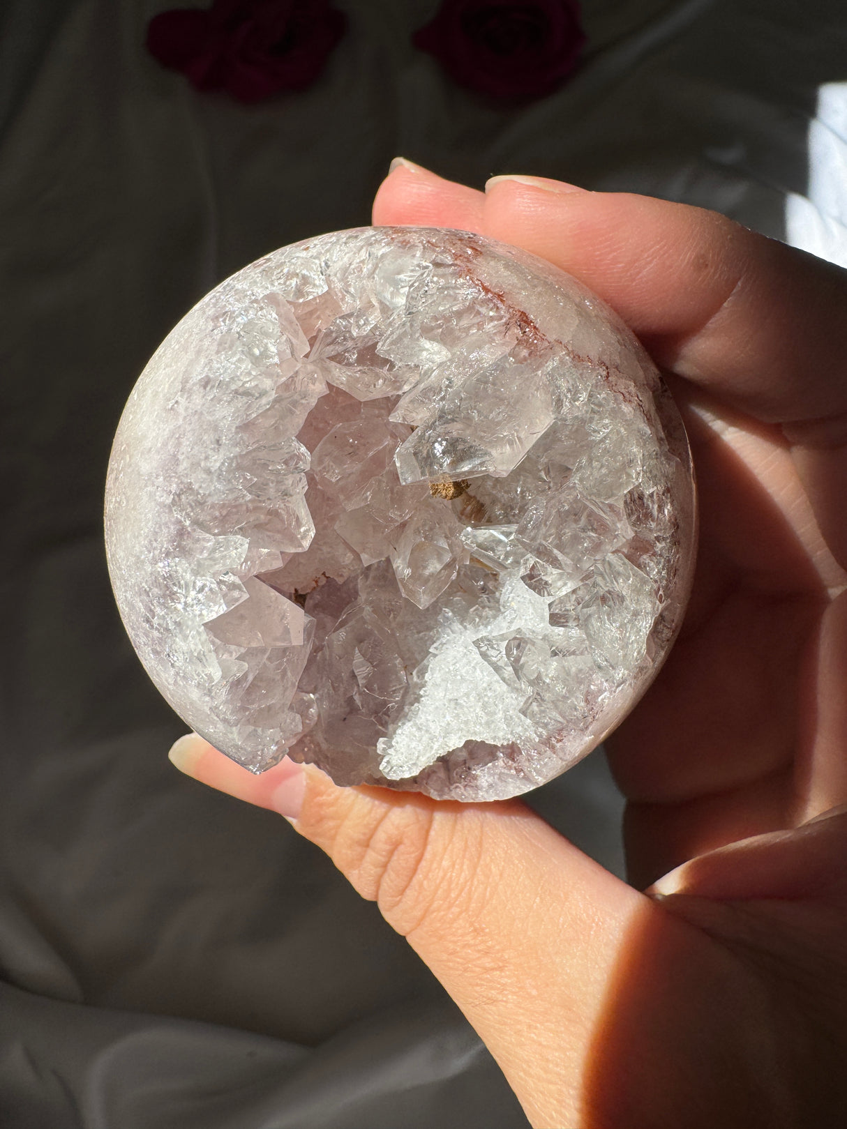 Pink Amethyst Sphere