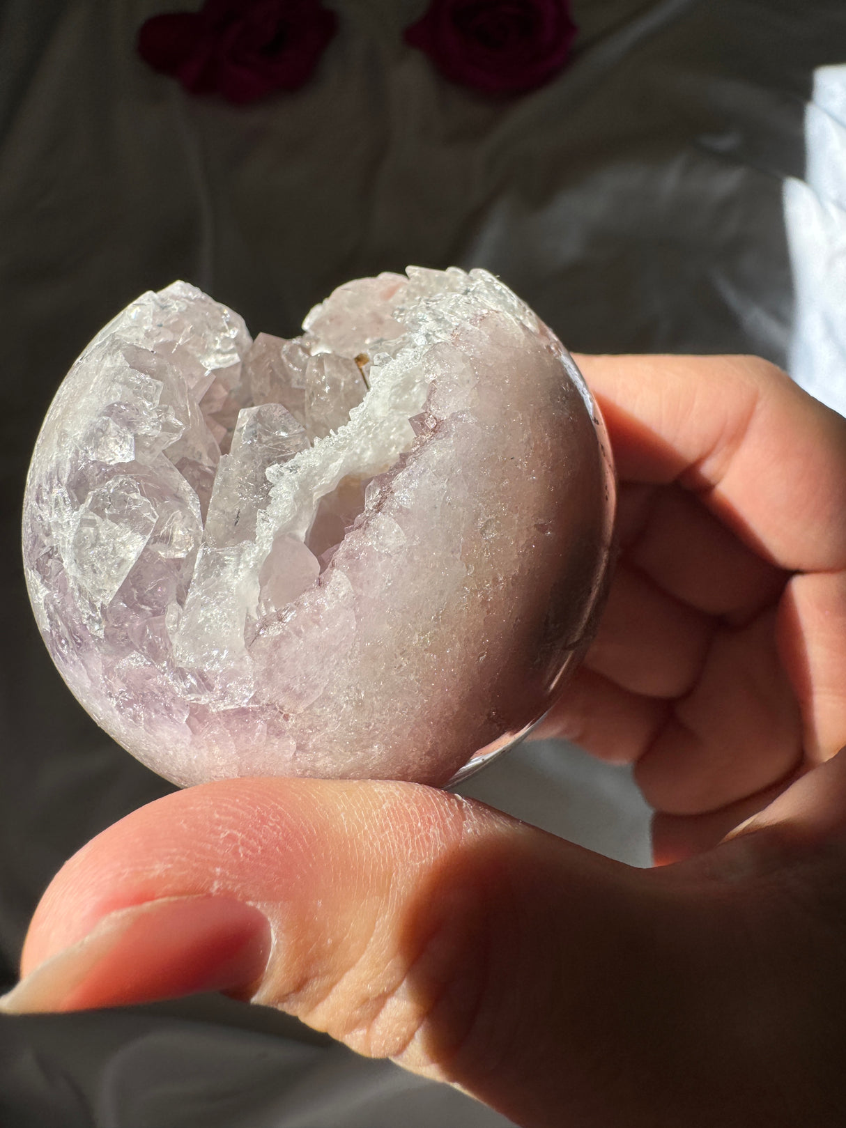 Pink Amethyst Sphere