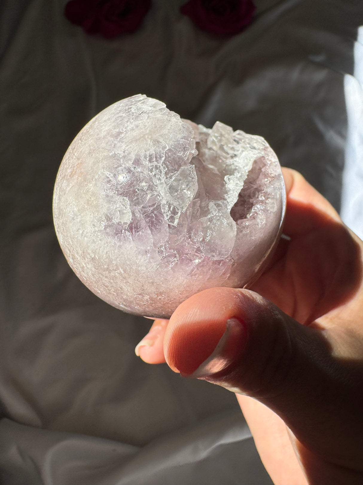 Pink Amethyst Sphere
