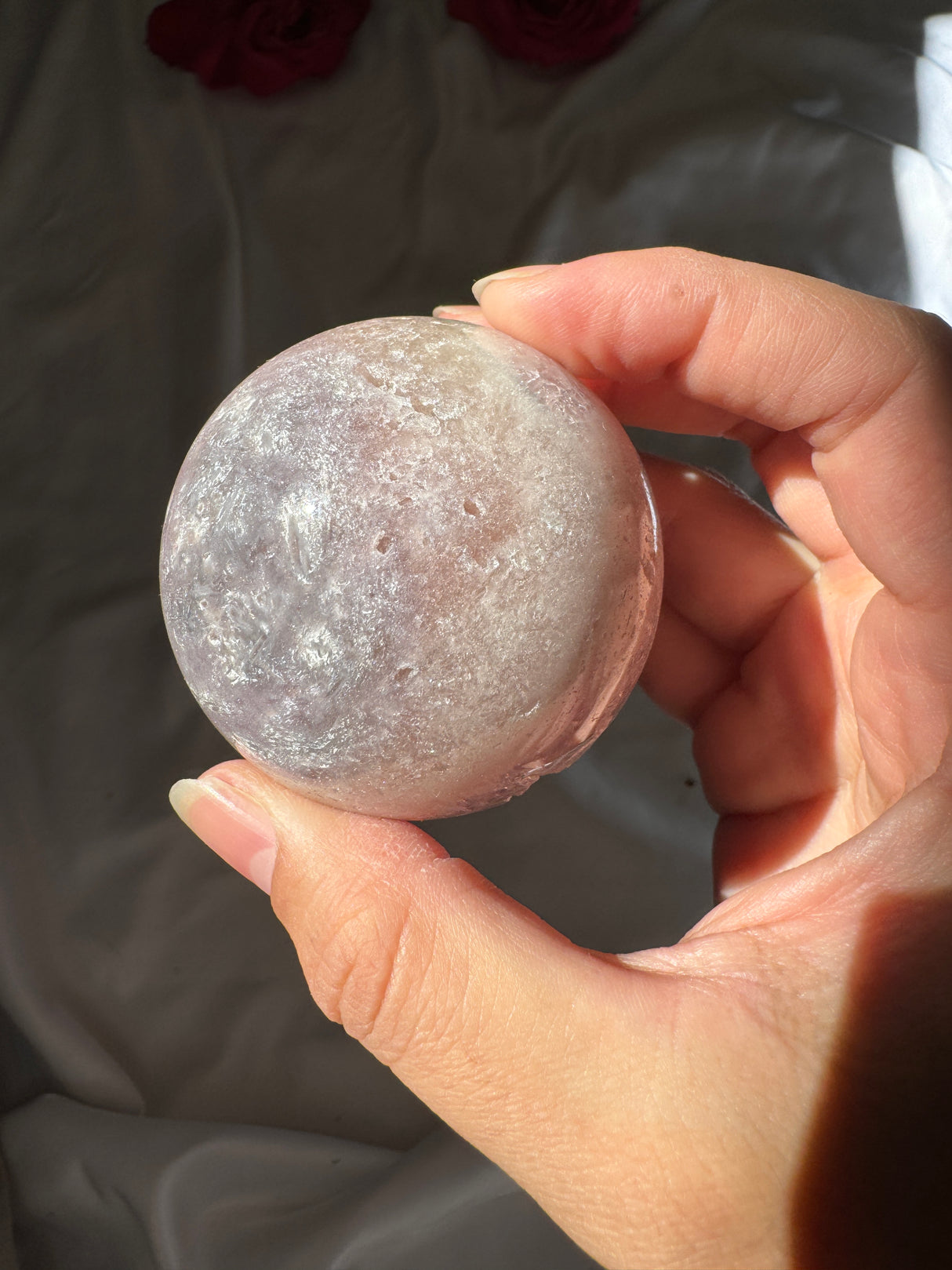 Pink Amethyst Sphere