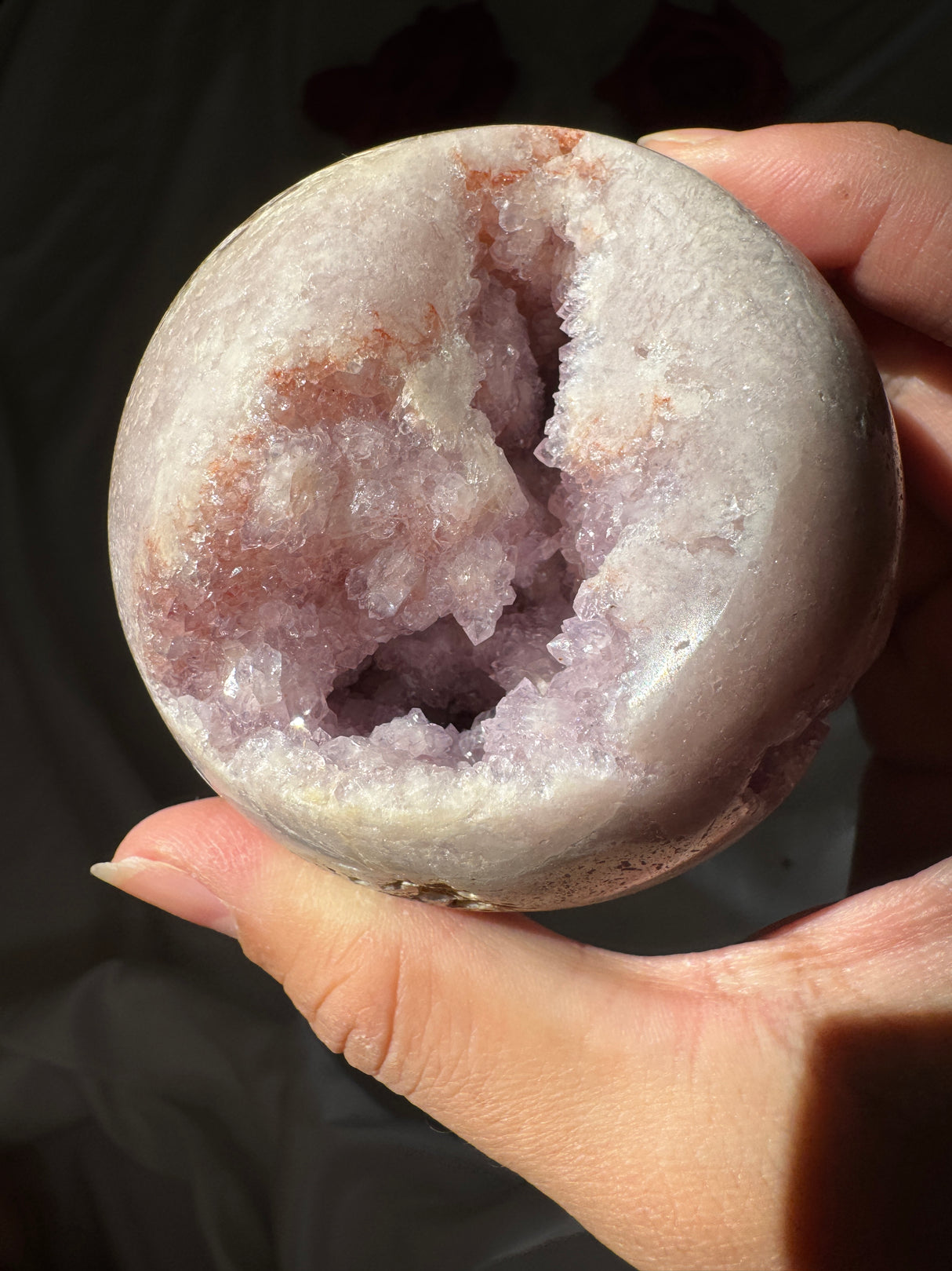 Pink and Purple Amethyst Sphere