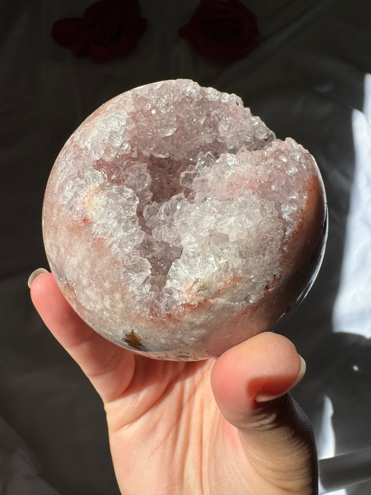 Pink Amethyst Sphere