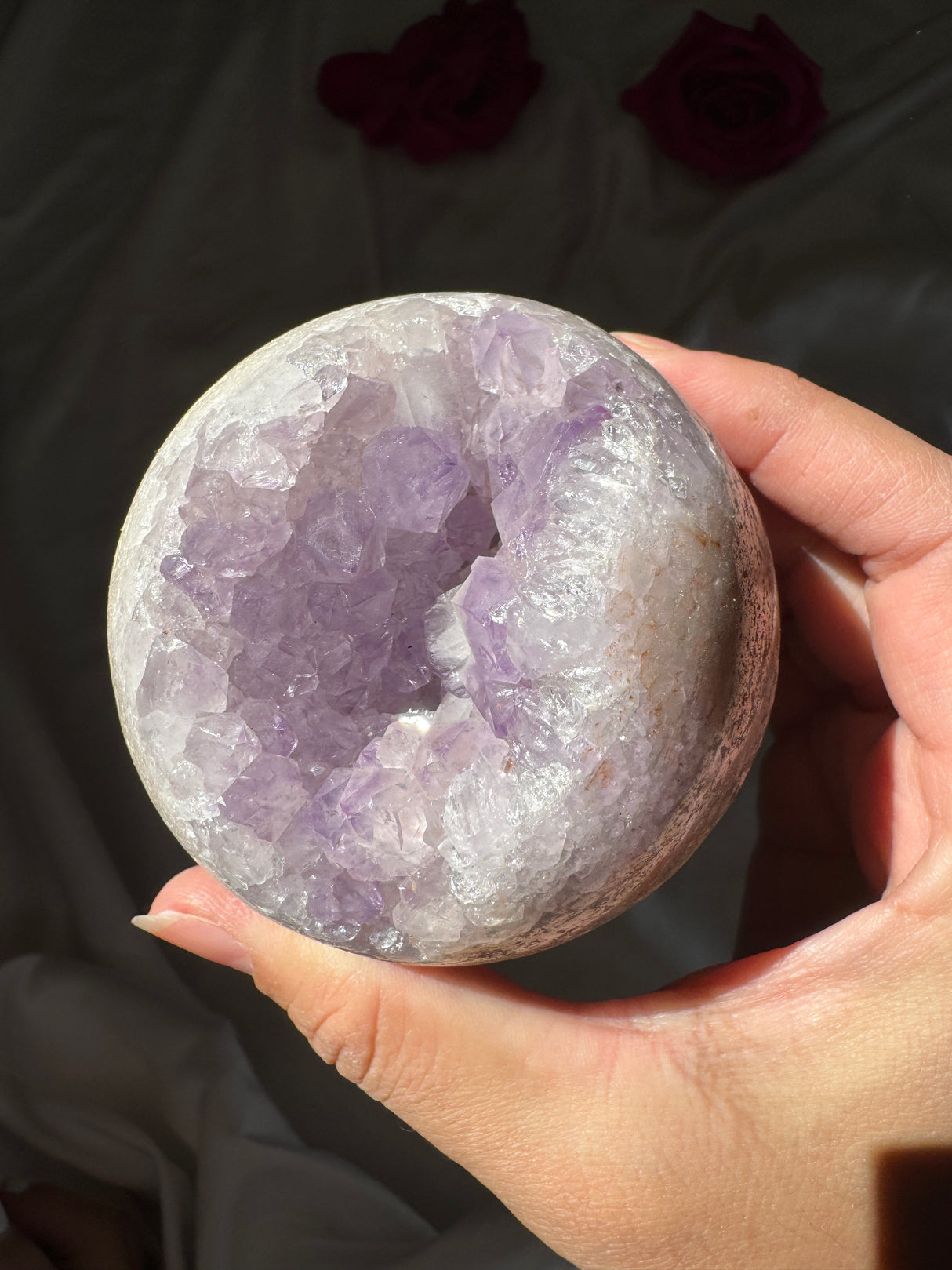Pink Amethyst Sphere