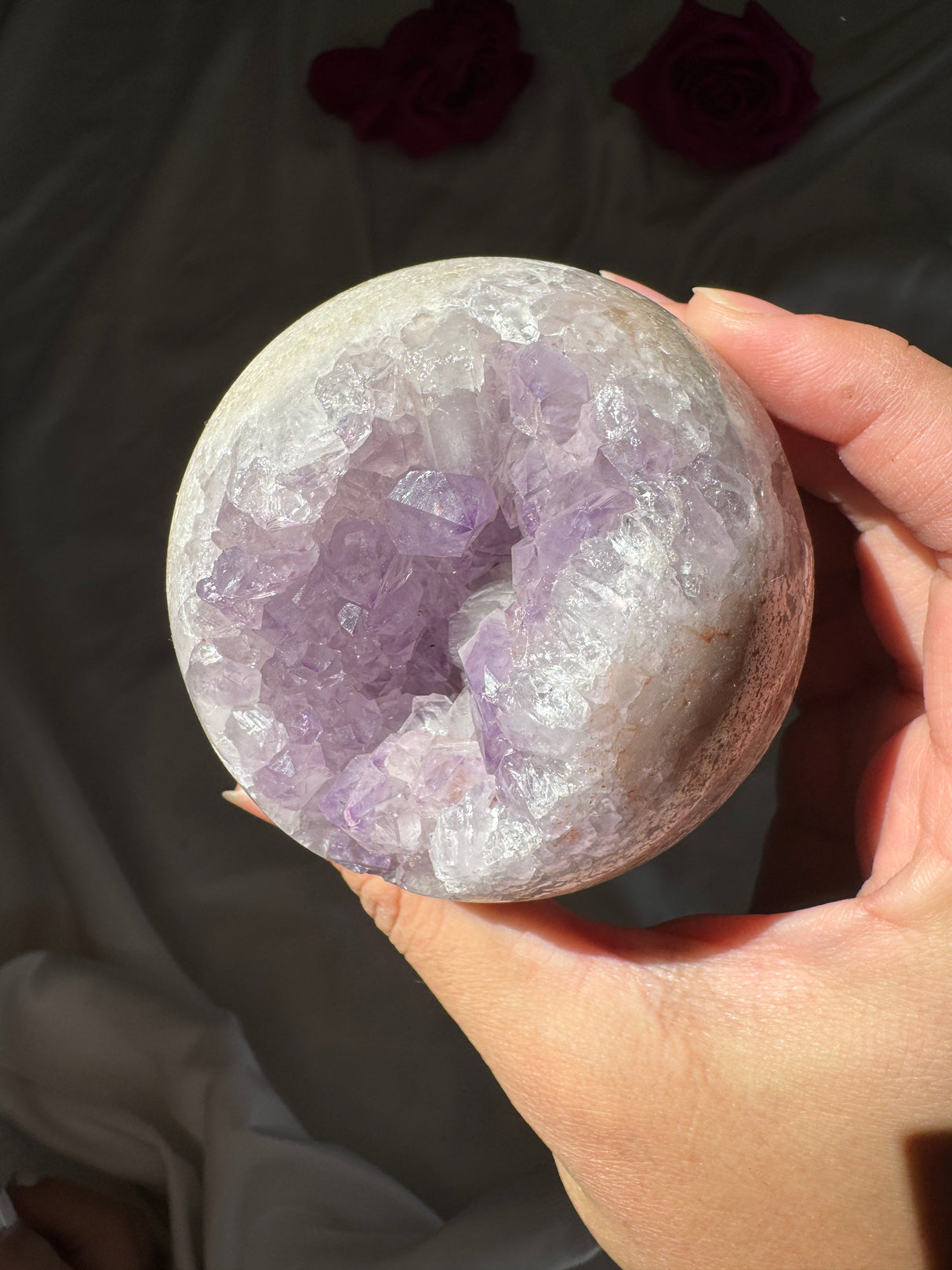 Pink Amethyst Sphere