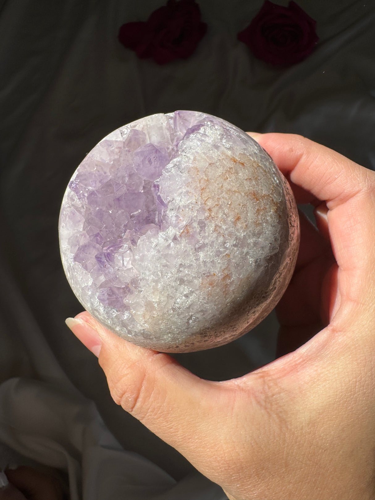 Pink Amethyst Sphere