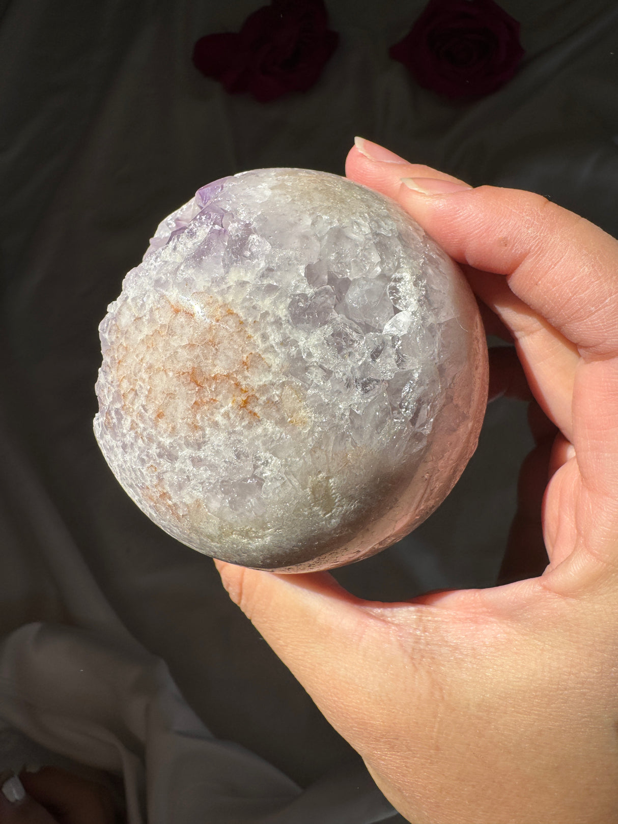 Pink Amethyst Sphere