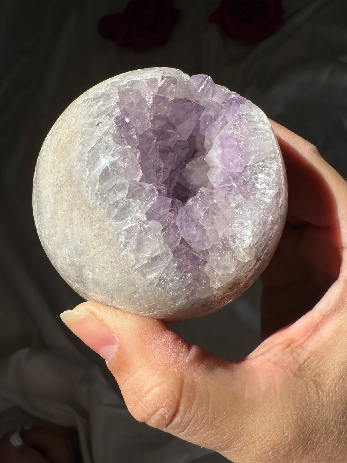 Pink Amethyst Sphere