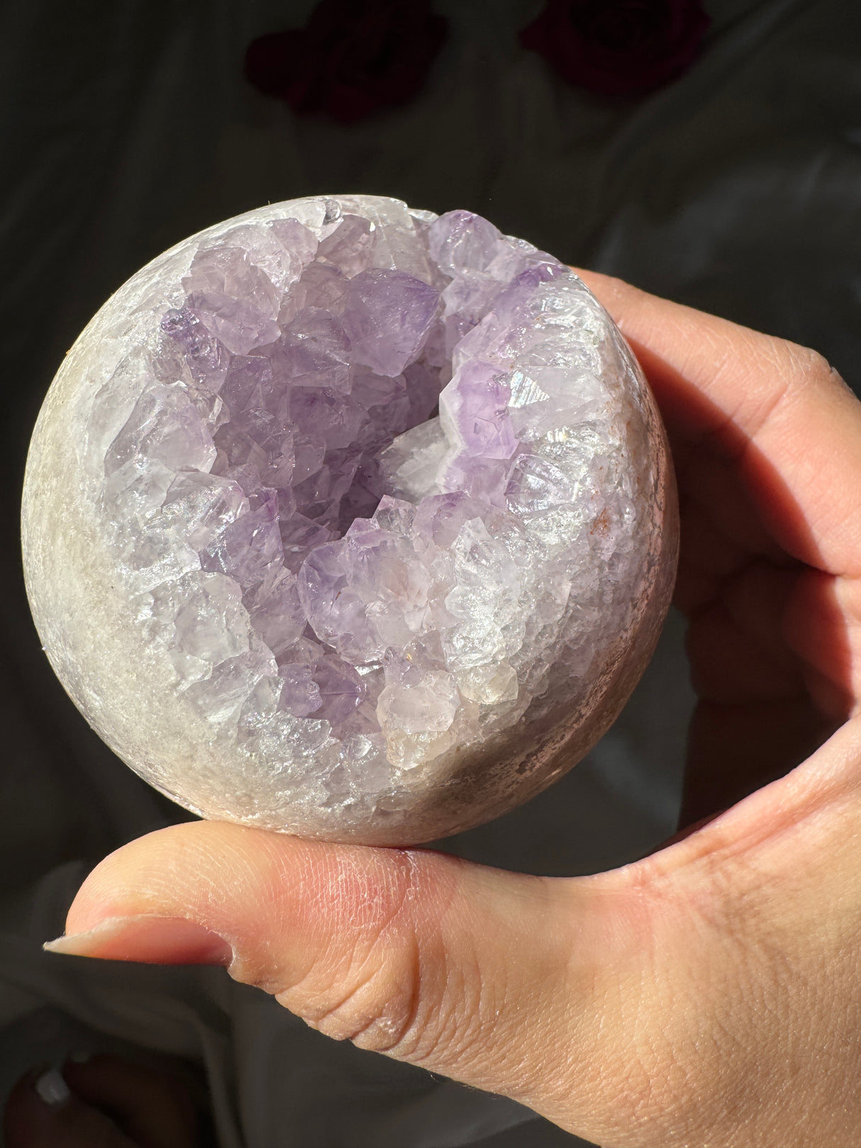 Pink Amethyst Sphere