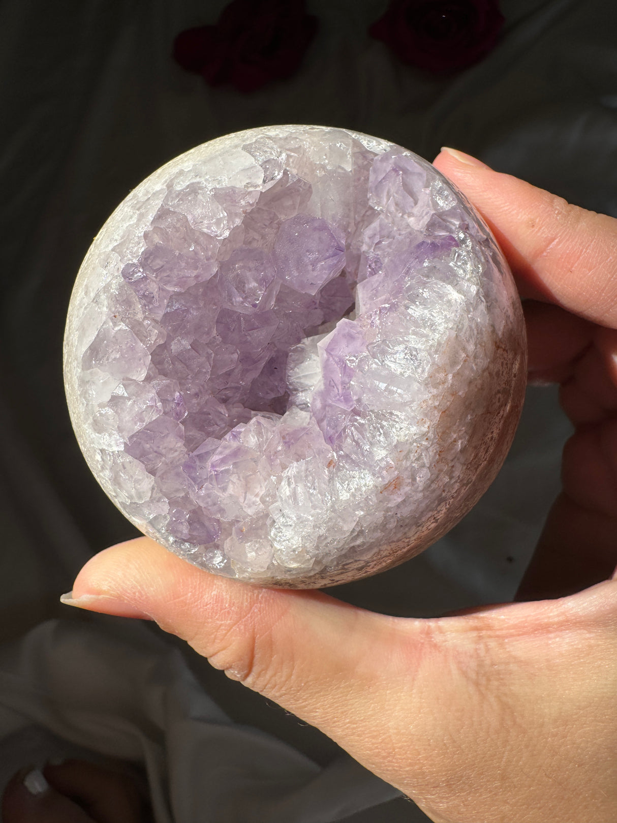 Pink Amethyst Sphere