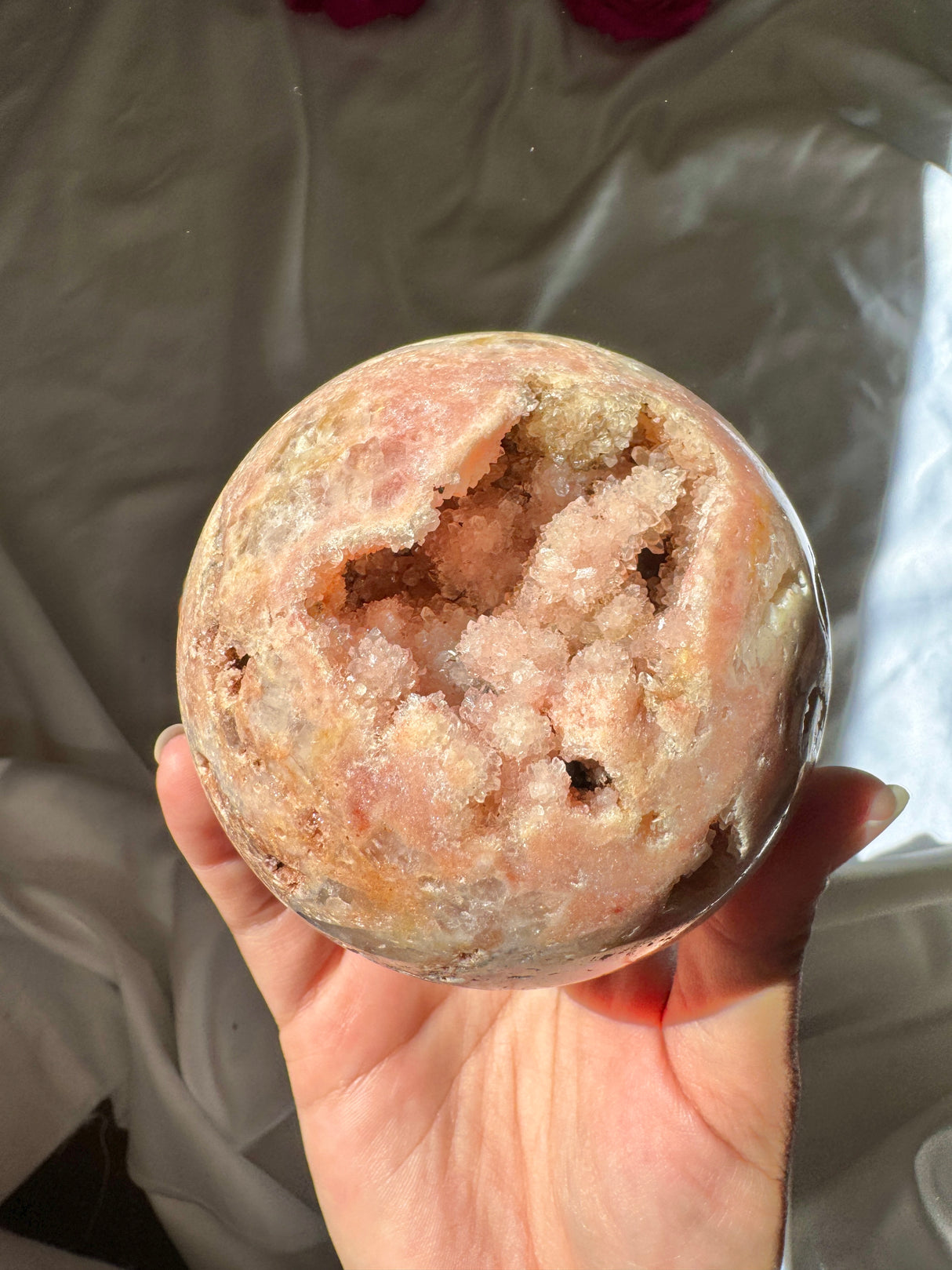 Pink Amethyst Sphere